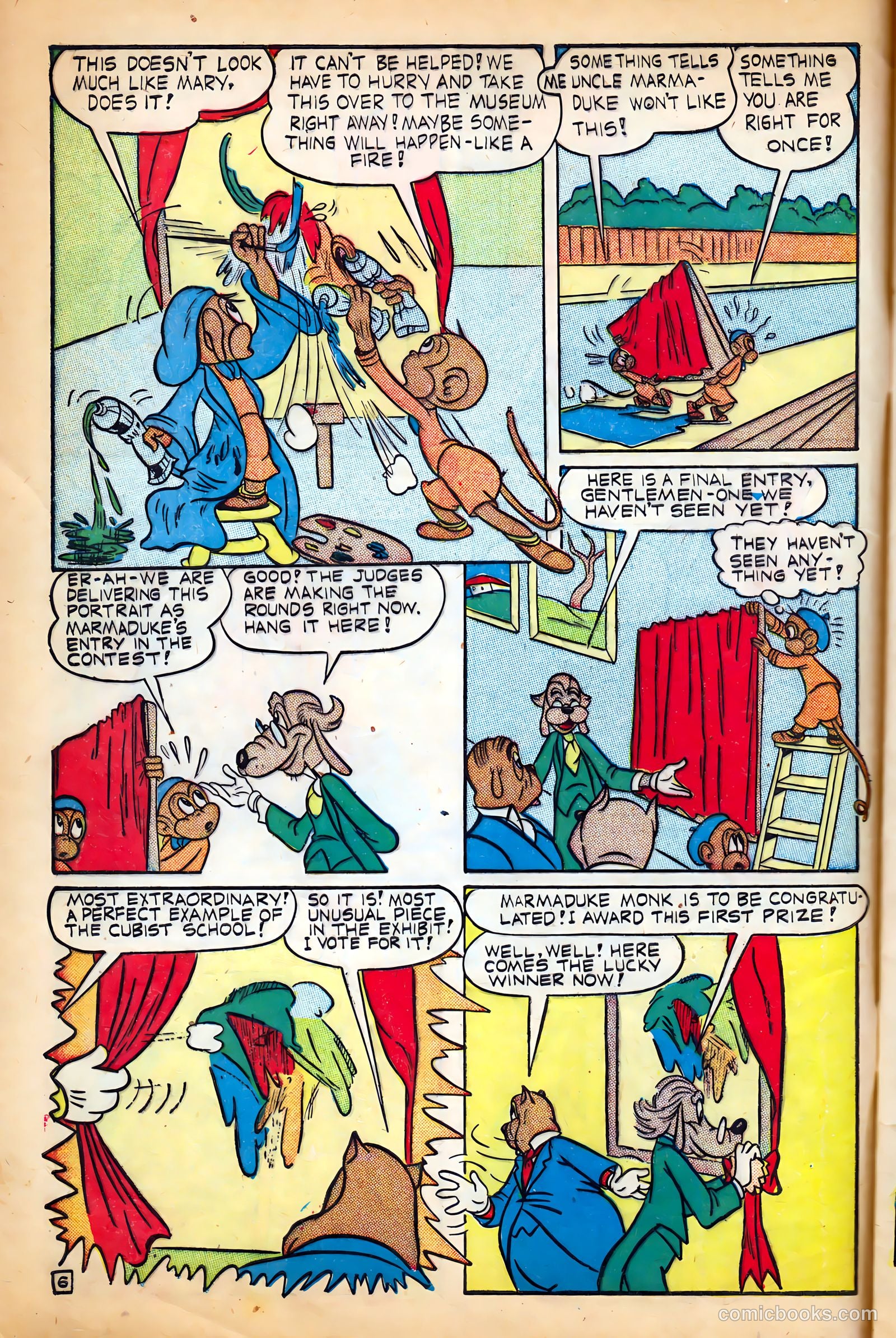 Monkeyshines Comics #3 (1945) — page 8 of 52
