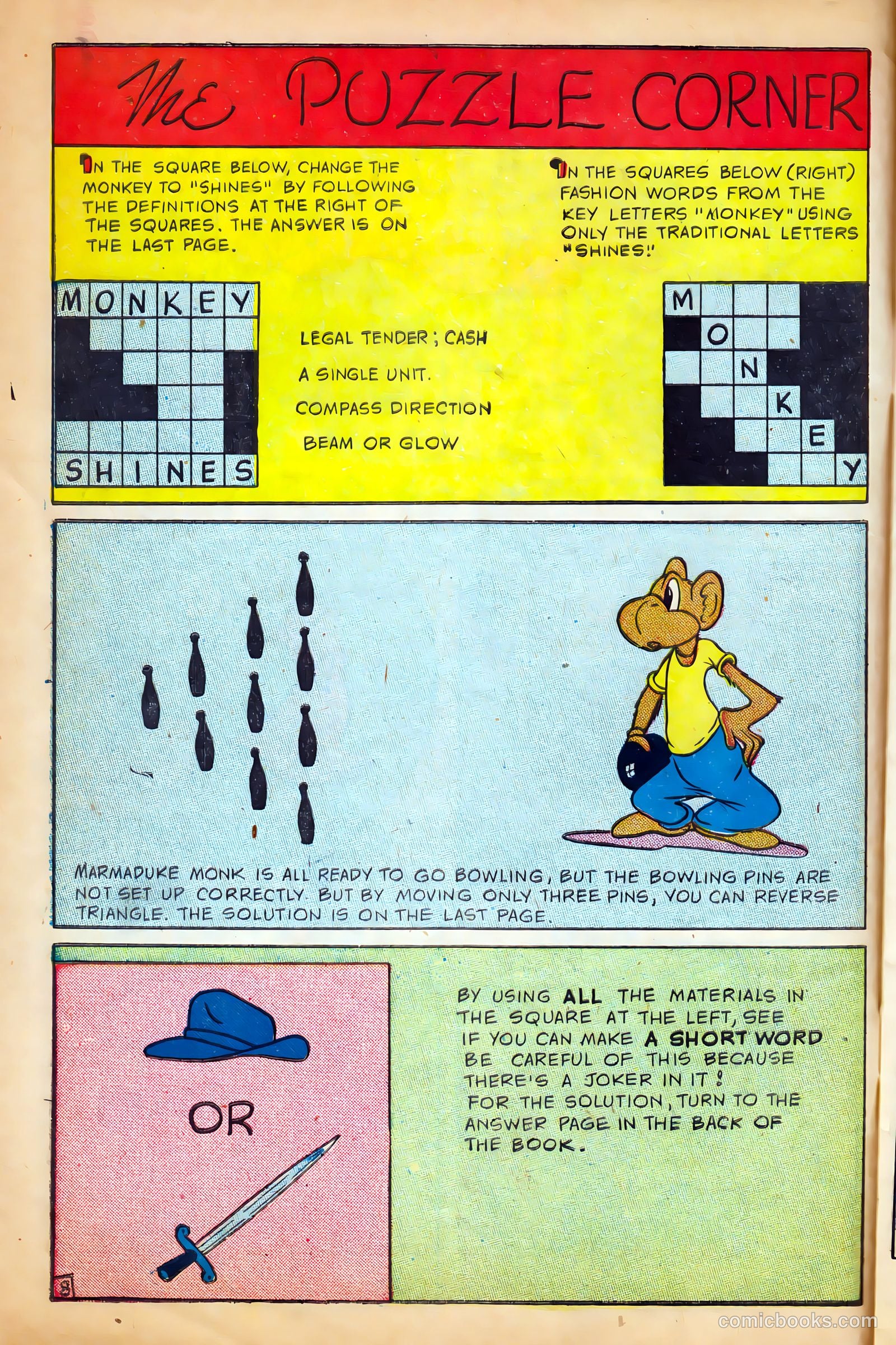 Monkeyshines Comics #3 (1945) — page 10 of 52