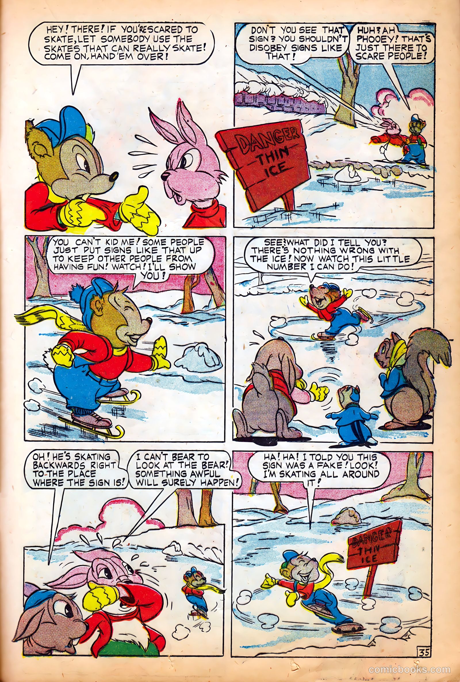 Monkeyshines Comics #3 (1945) — page 37 of 52