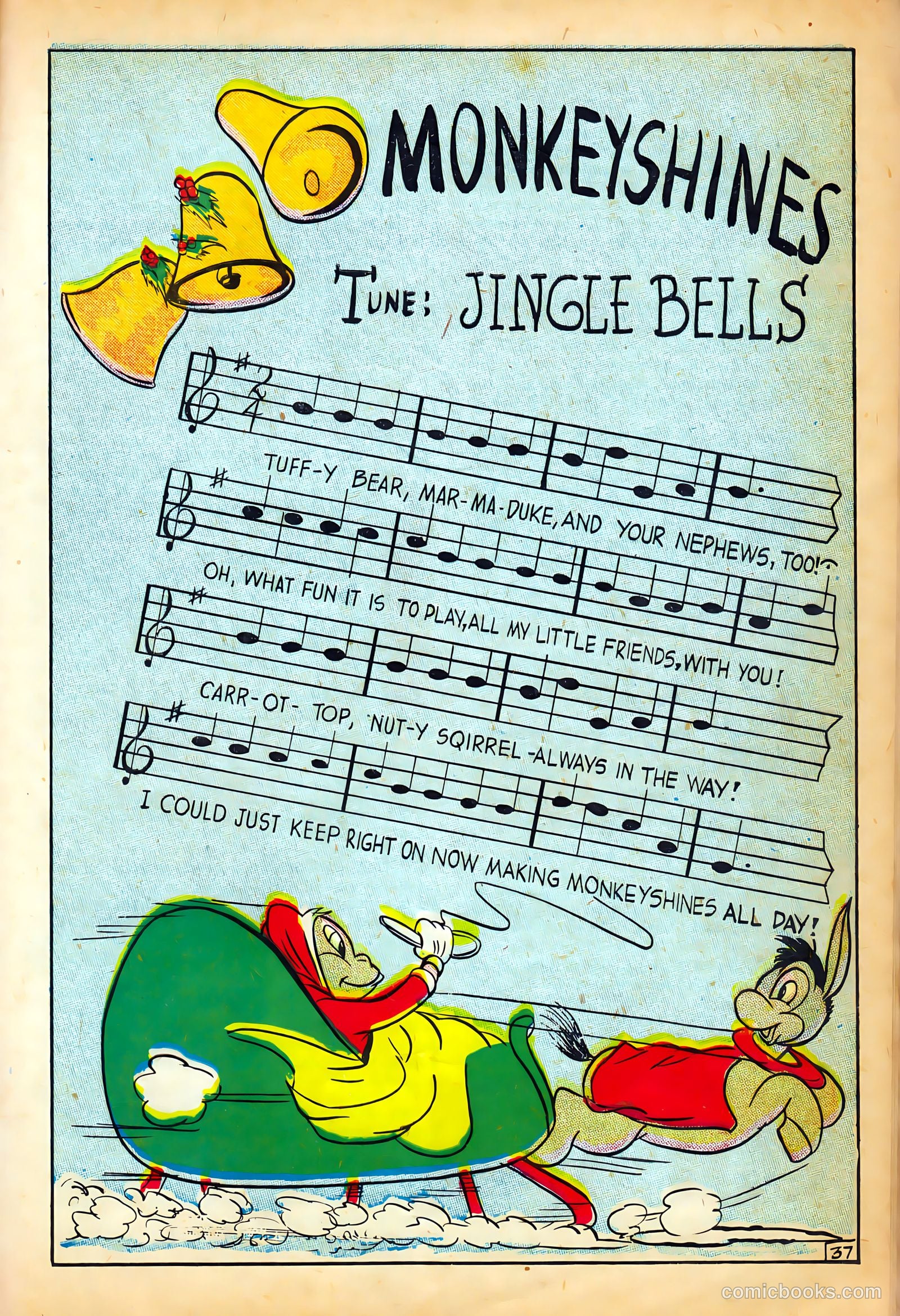 Monkeyshines Comics #3 (1945) — page 39 of 52