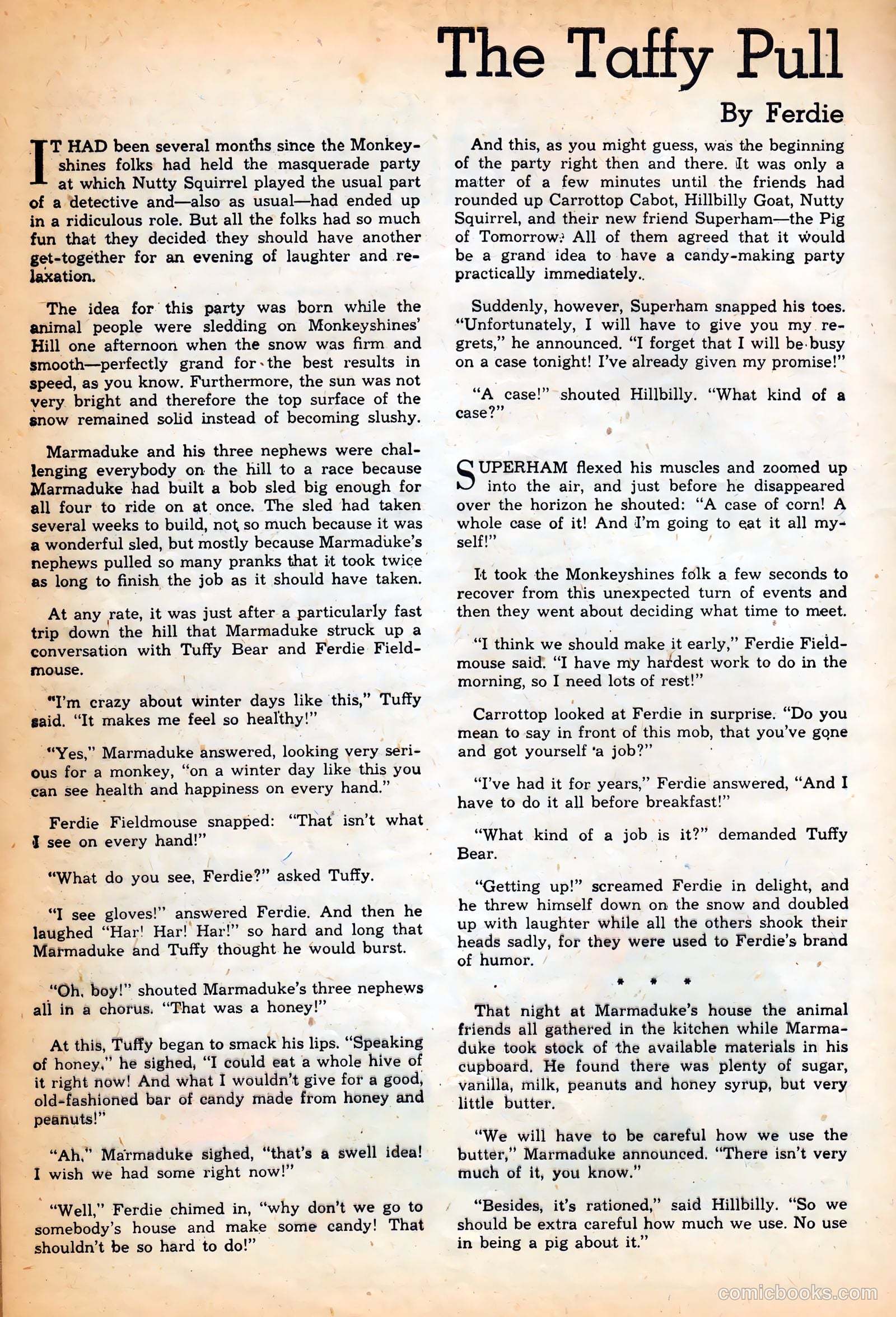 Monkeyshines Comics #3 (1945) — page 40 of 52