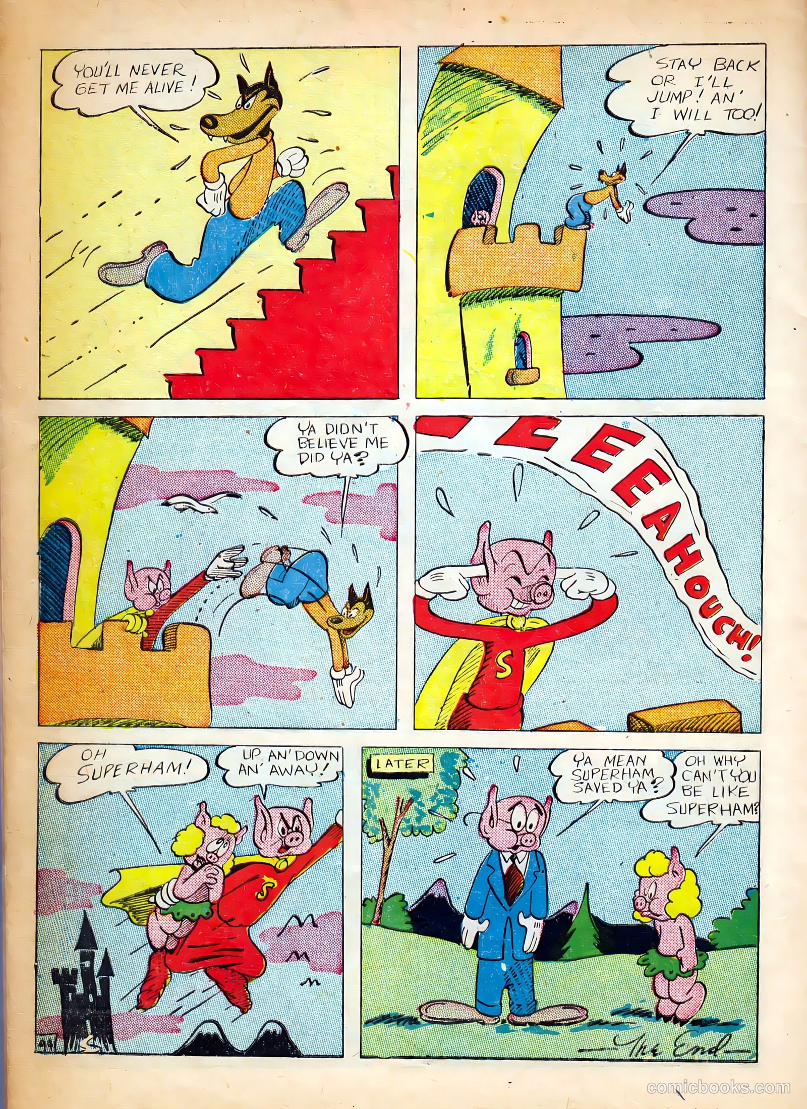 Monkeyshines Comics #3 (1945) — page 46 of 52