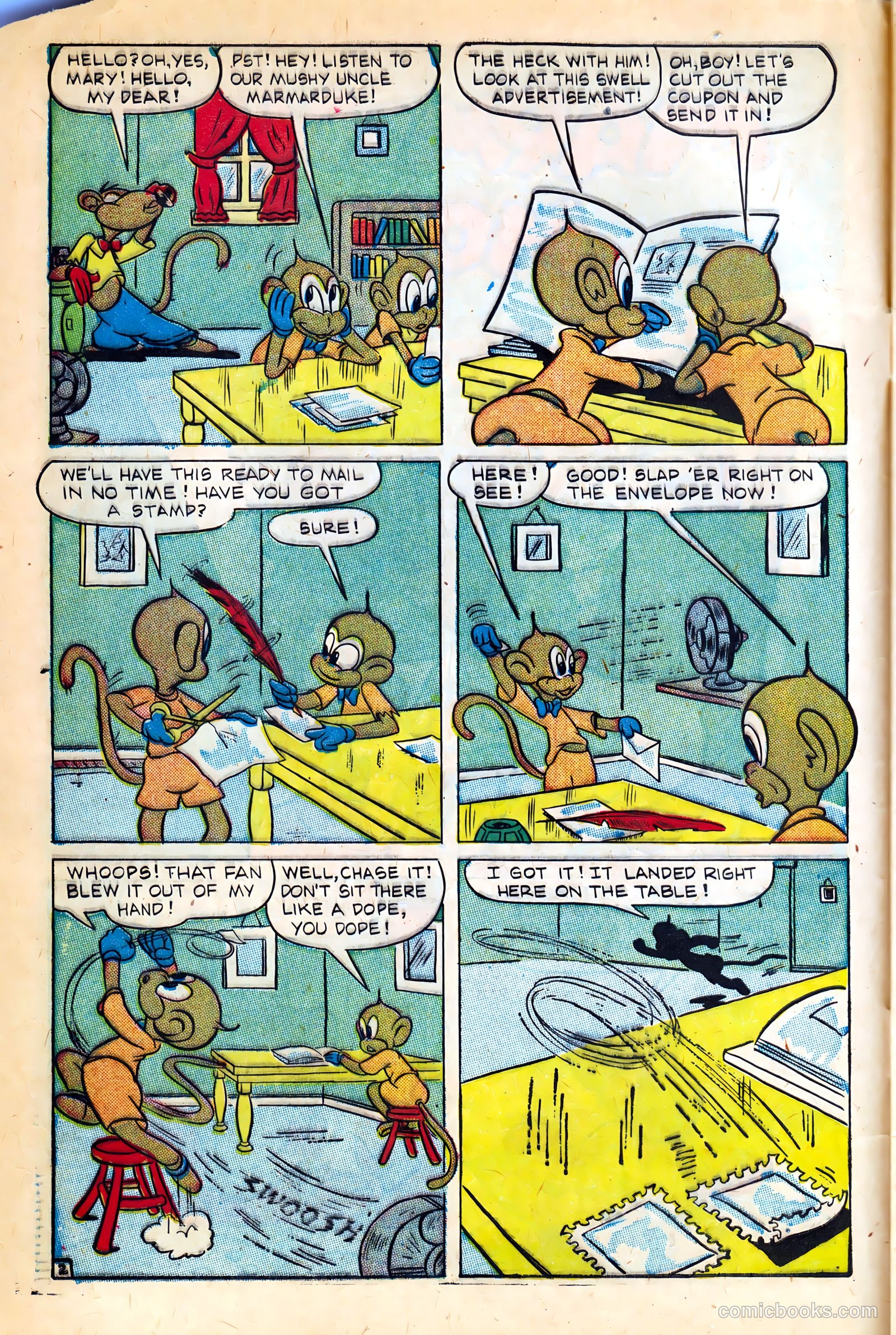 Monkeyshines Comics #4 (1945) — page 4 of 36
