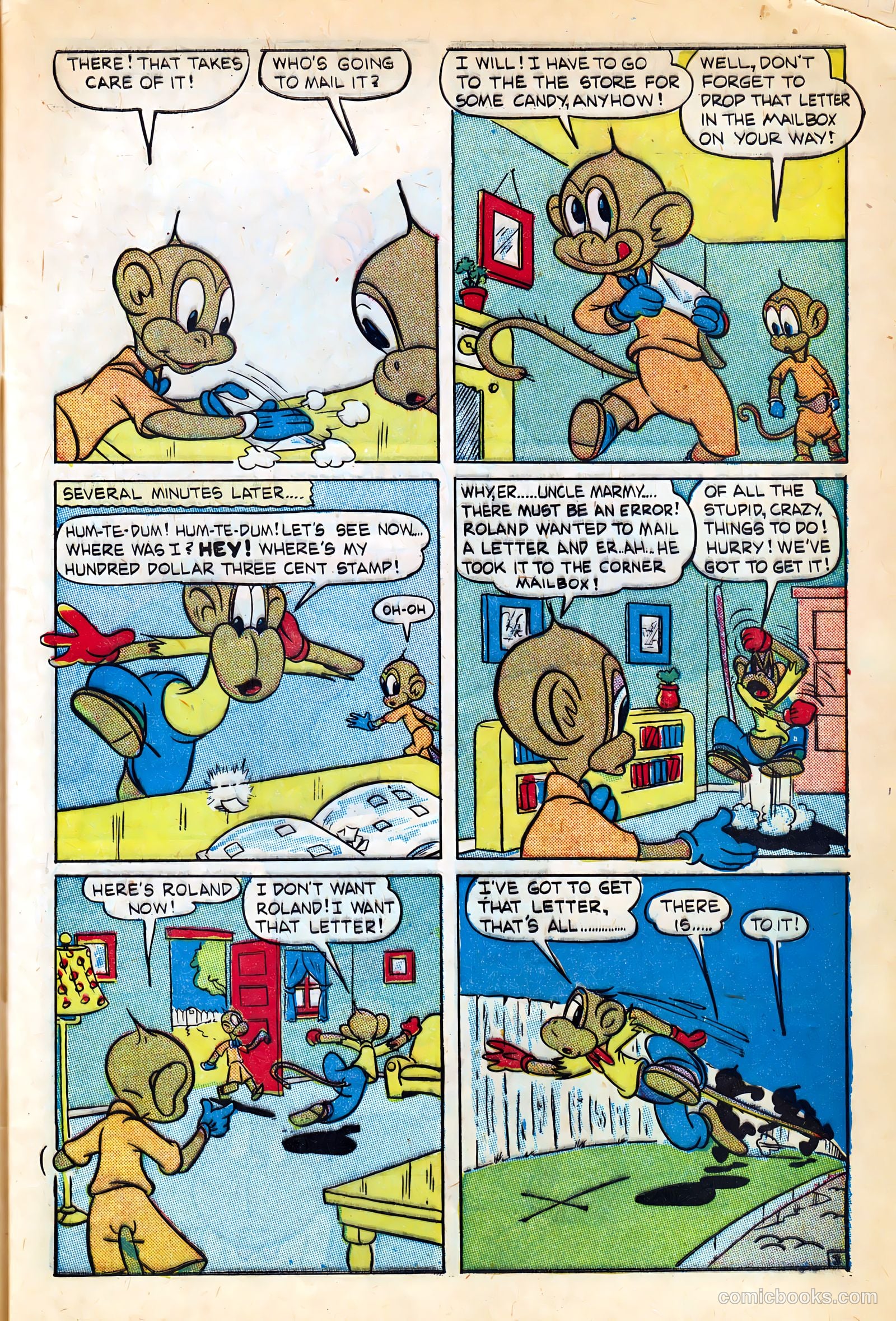 Monkeyshines Comics #4 (1945) — page 5 of 36