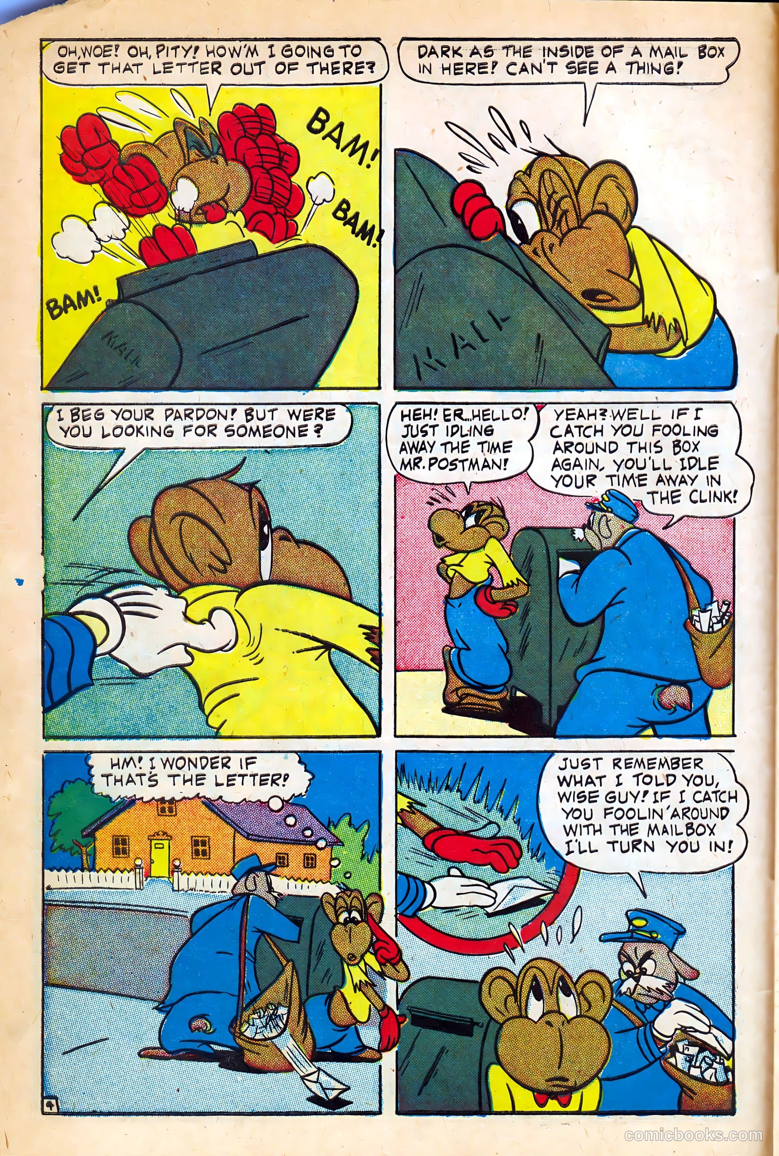 Monkeyshines Comics #4 (1945) — page 6 of 36