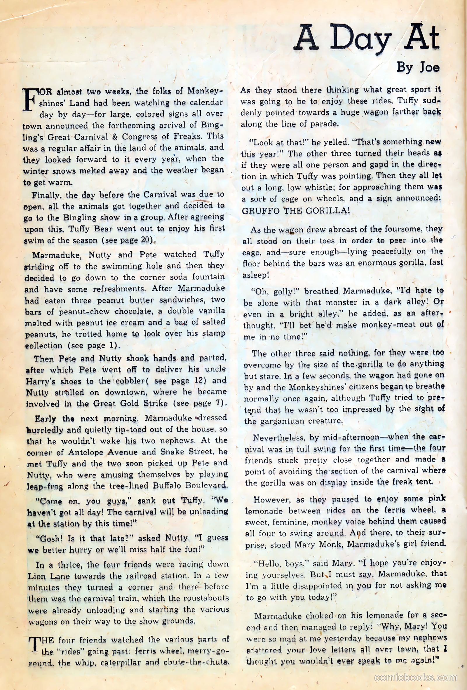 Monkeyshines Comics #4 (1945) — page 20 of 36