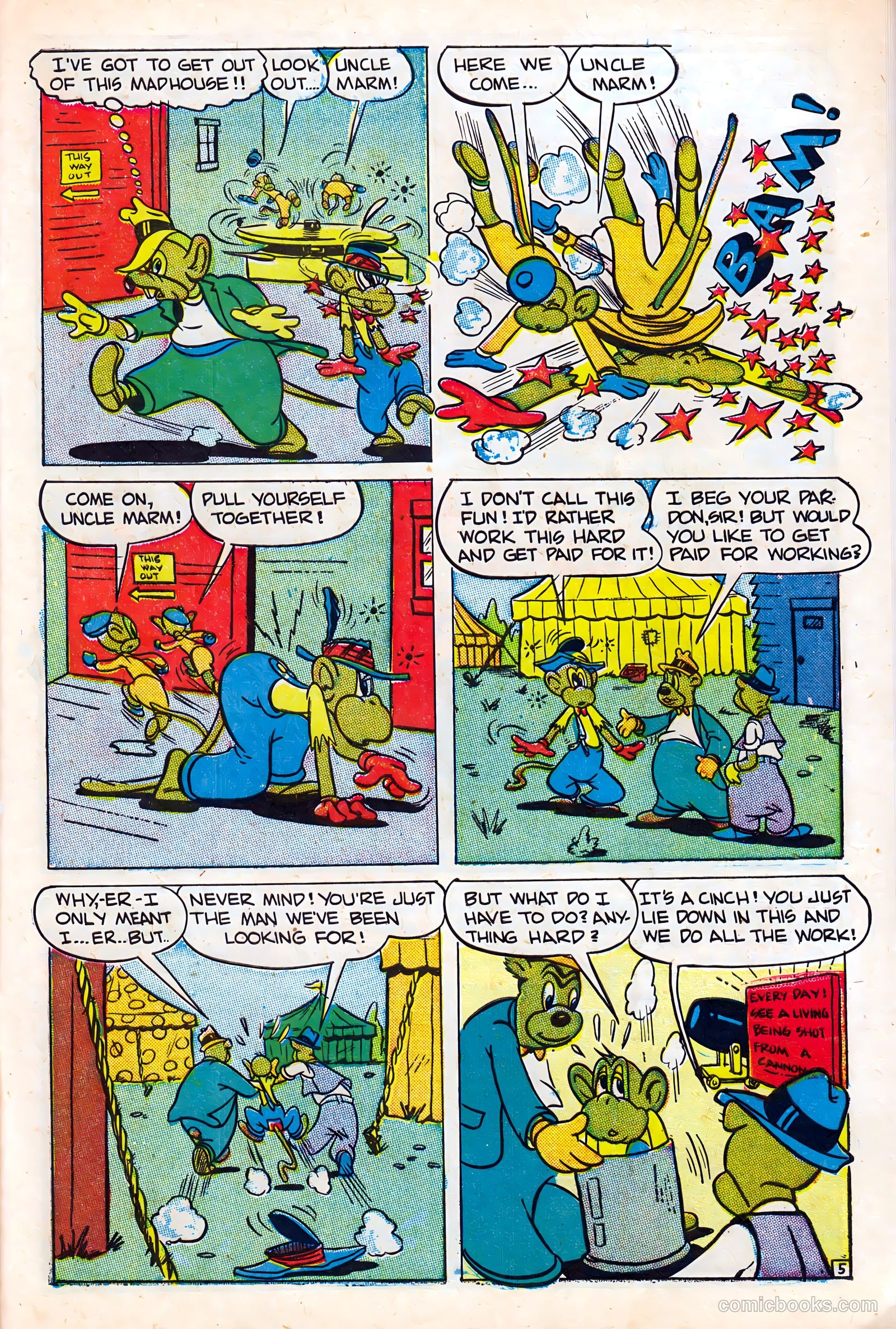 Monkeyshines Comics #5 (1945) — page 7 of 36