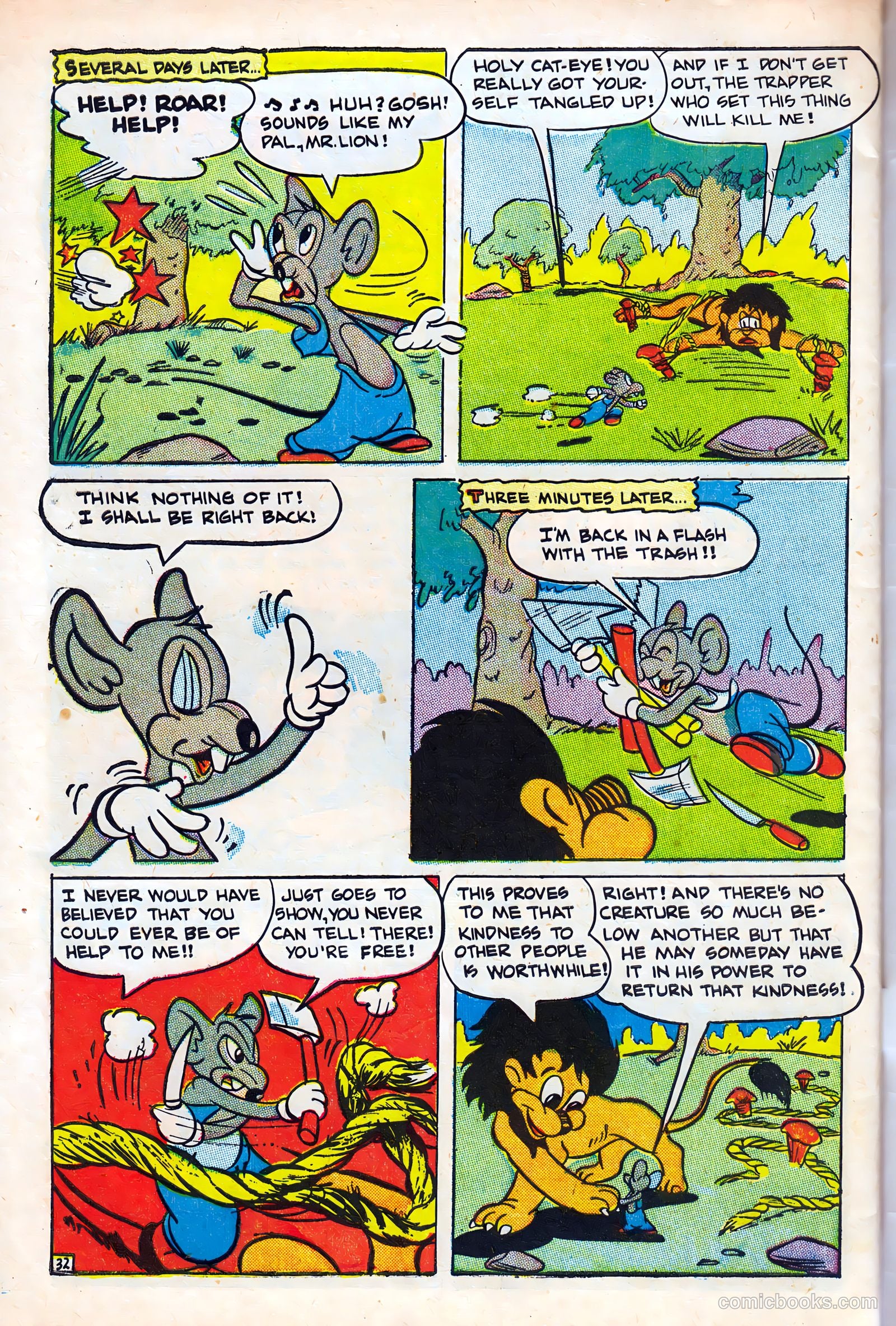 Monkeyshines Comics #5 (1945) — page 34 of 36
