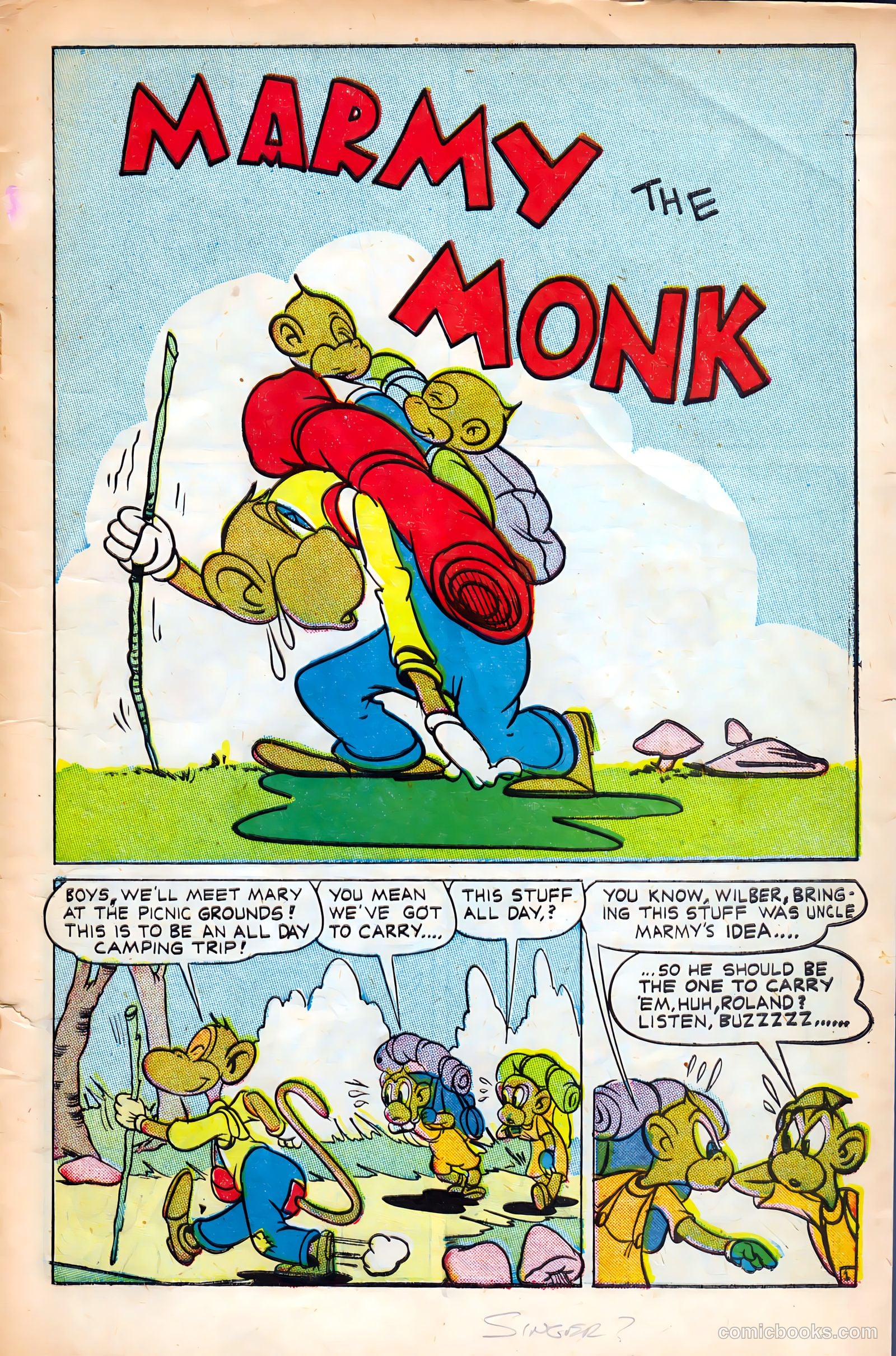 Monkeyshines Comics #6 (1945) — page 3 of 36