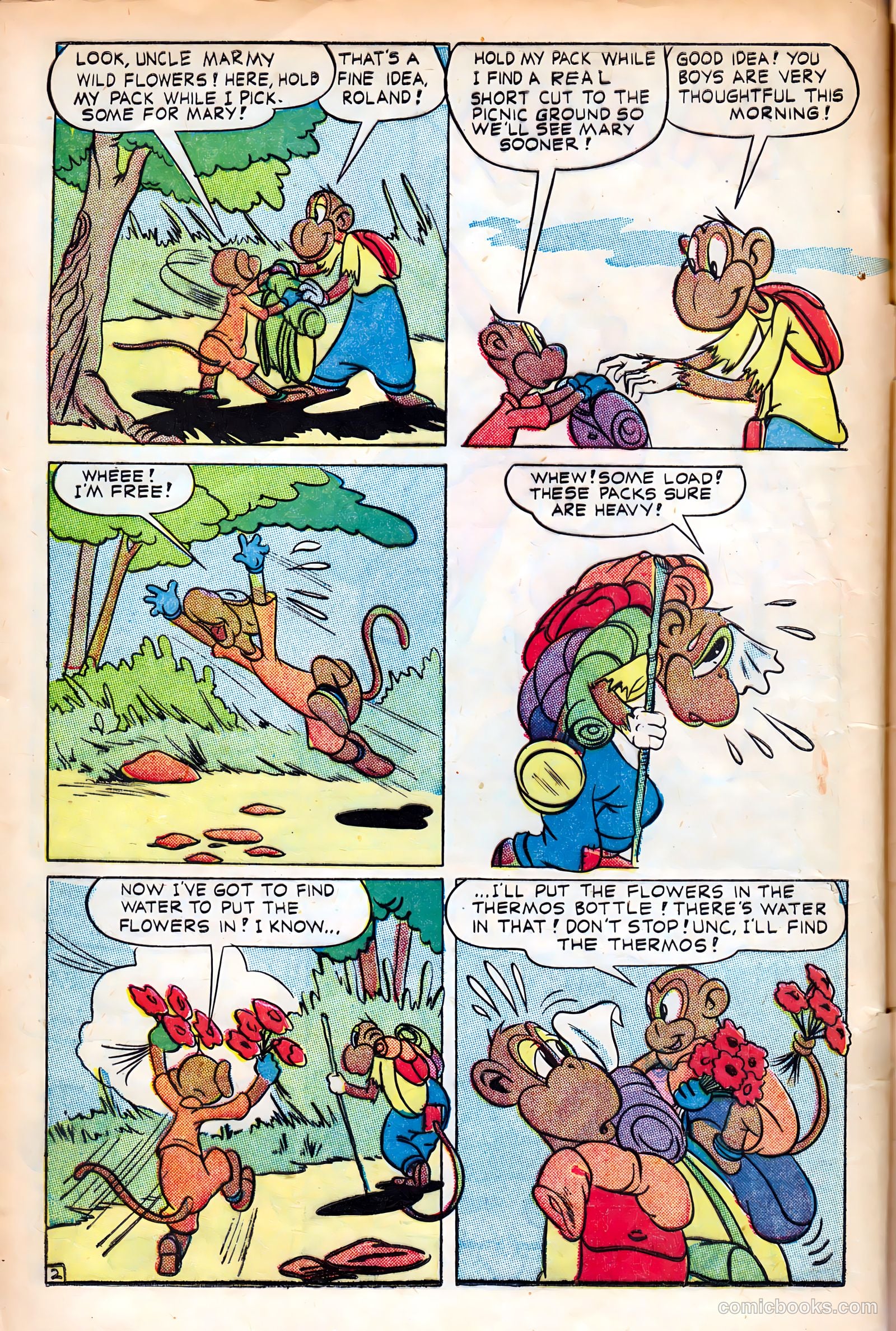 Monkeyshines Comics #6 (1945) — page 4 of 36