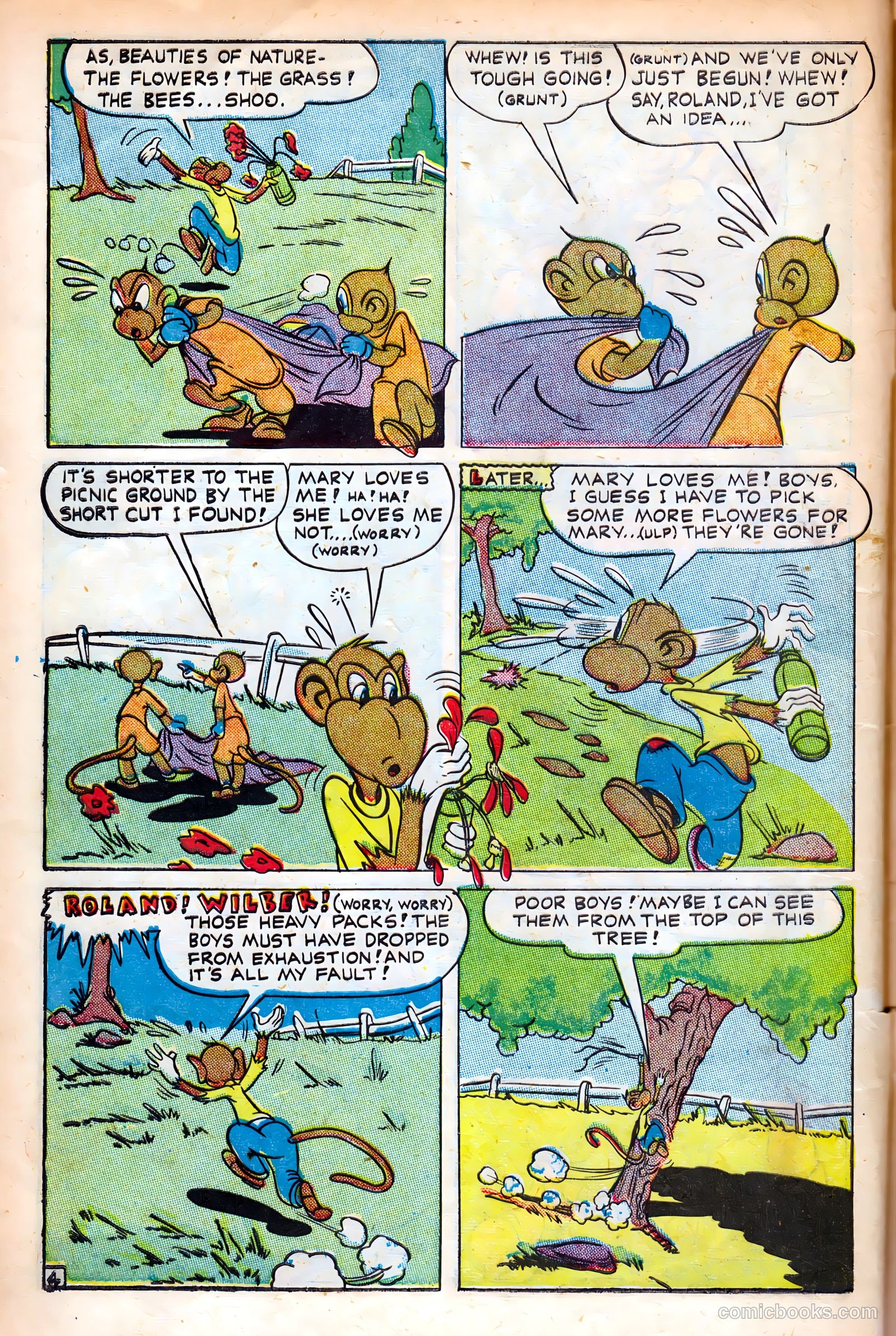 Monkeyshines Comics #6 (1945) — page 6 of 36
