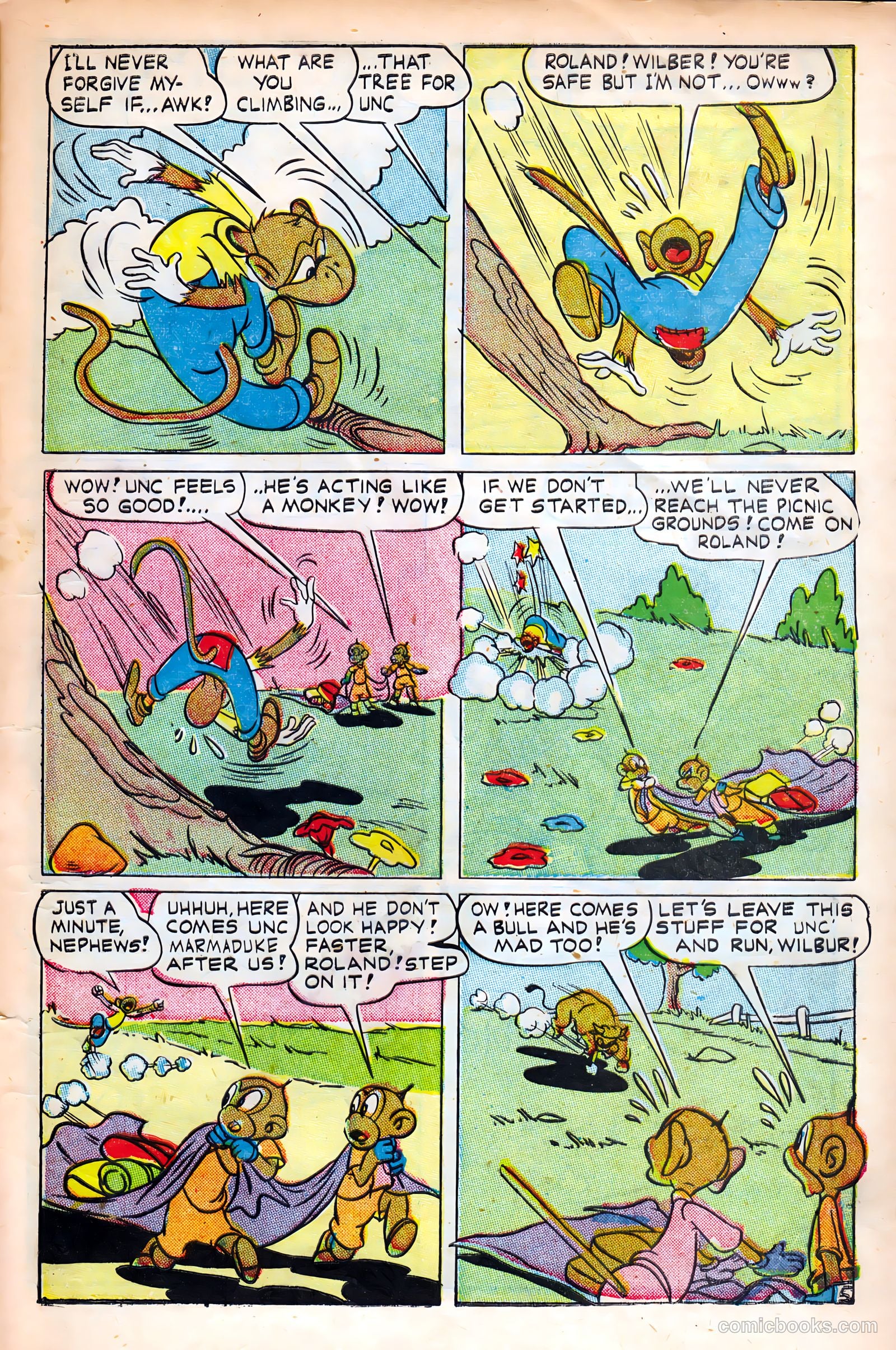 Monkeyshines Comics #6 (1945) — page 7 of 36