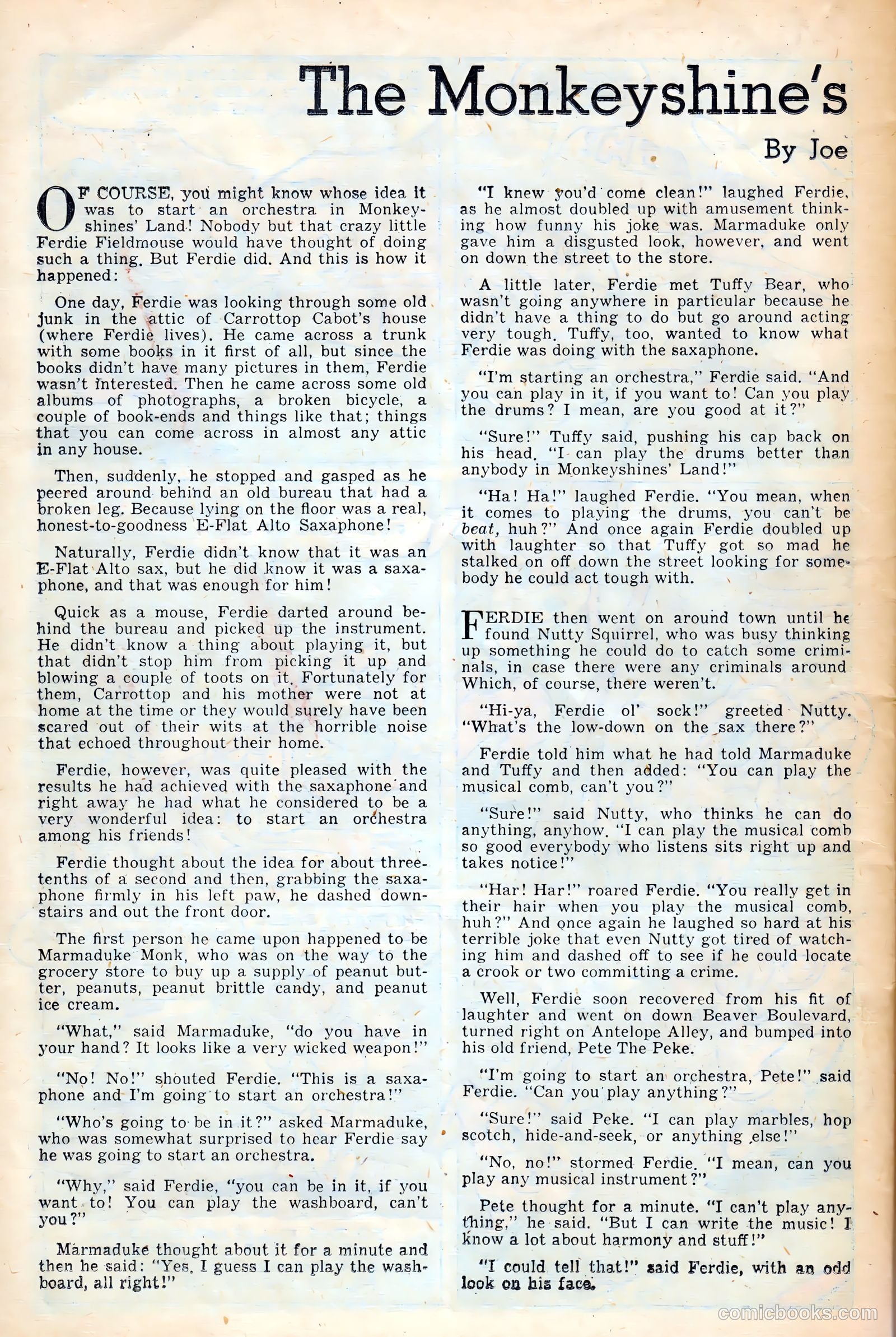Monkeyshines Comics #6 (1945) — page 26 of 36