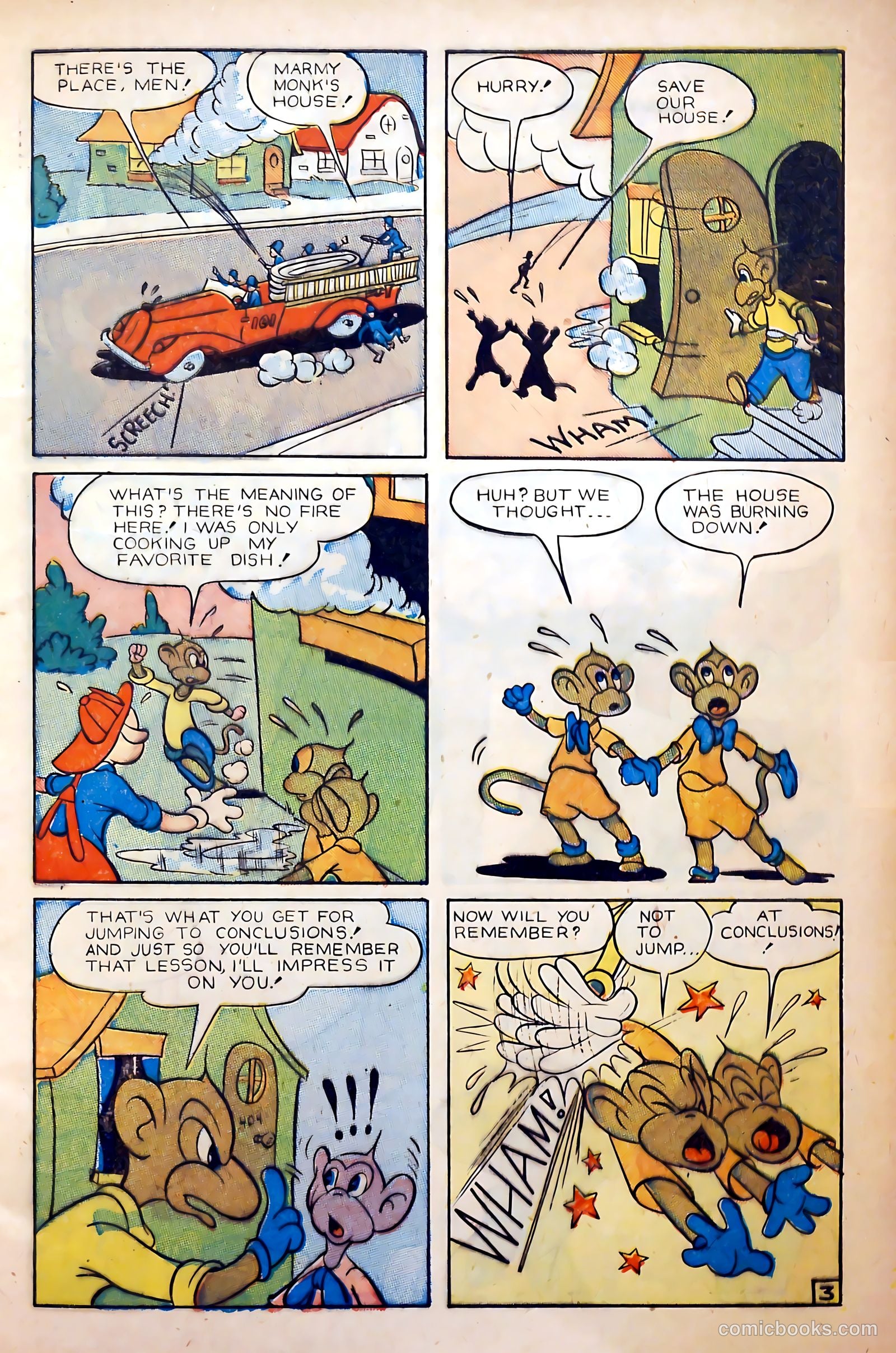 Monkeyshines Comics #7 (1946) — page 5 of 37