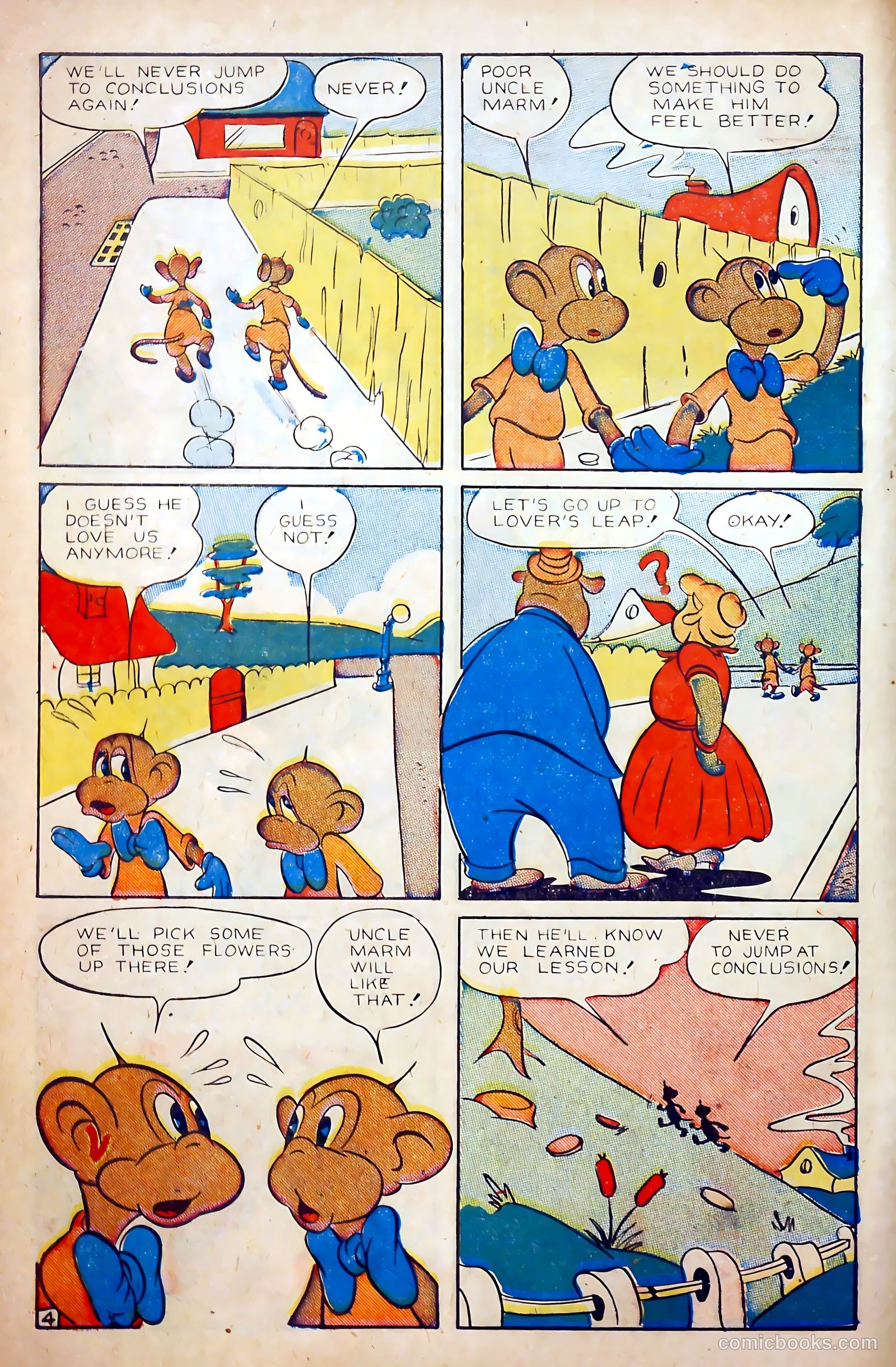 Monkeyshines Comics #7 (1946) — page 6 of 37