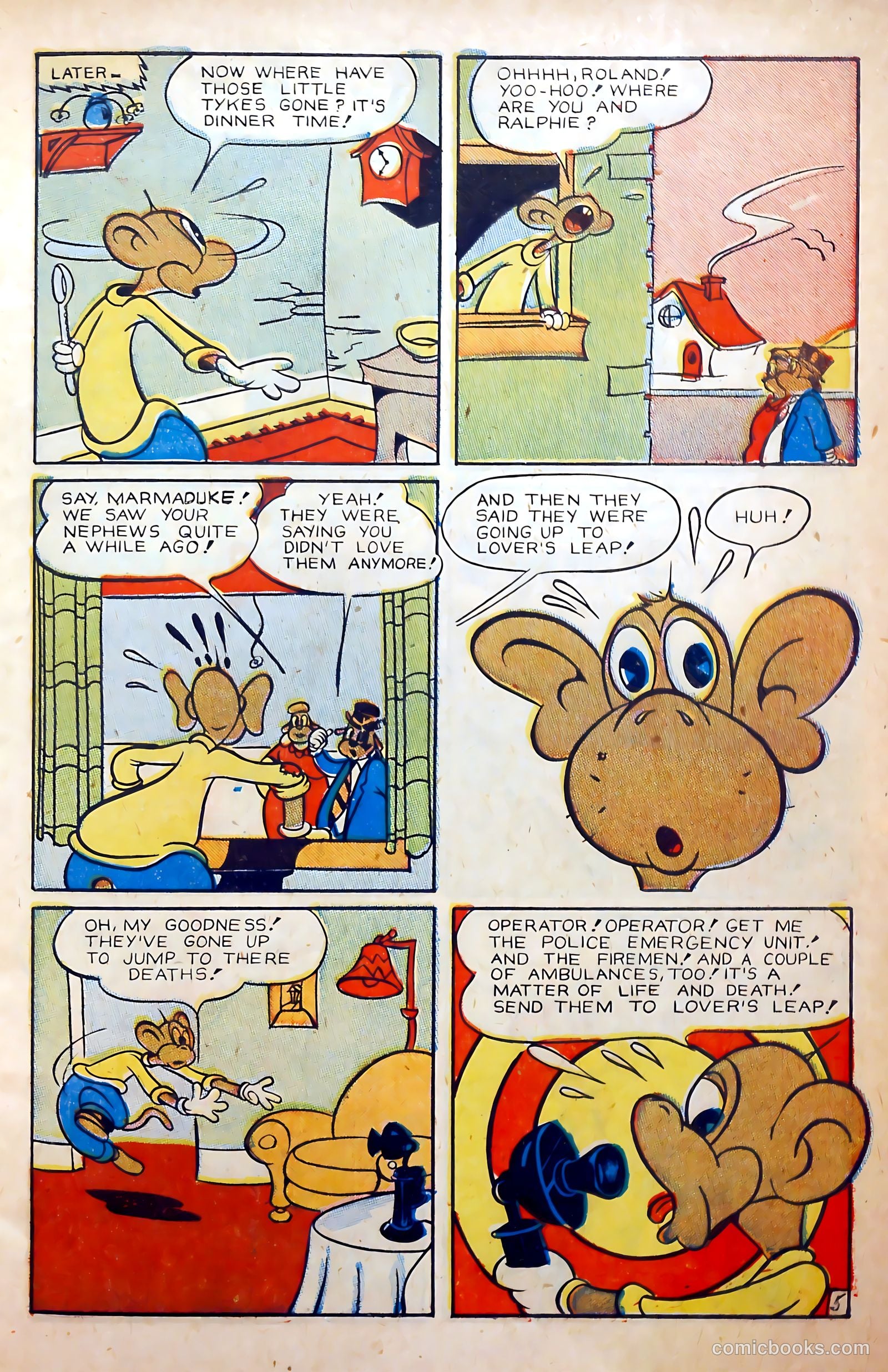 Monkeyshines Comics #7 (1946) — page 7 of 37