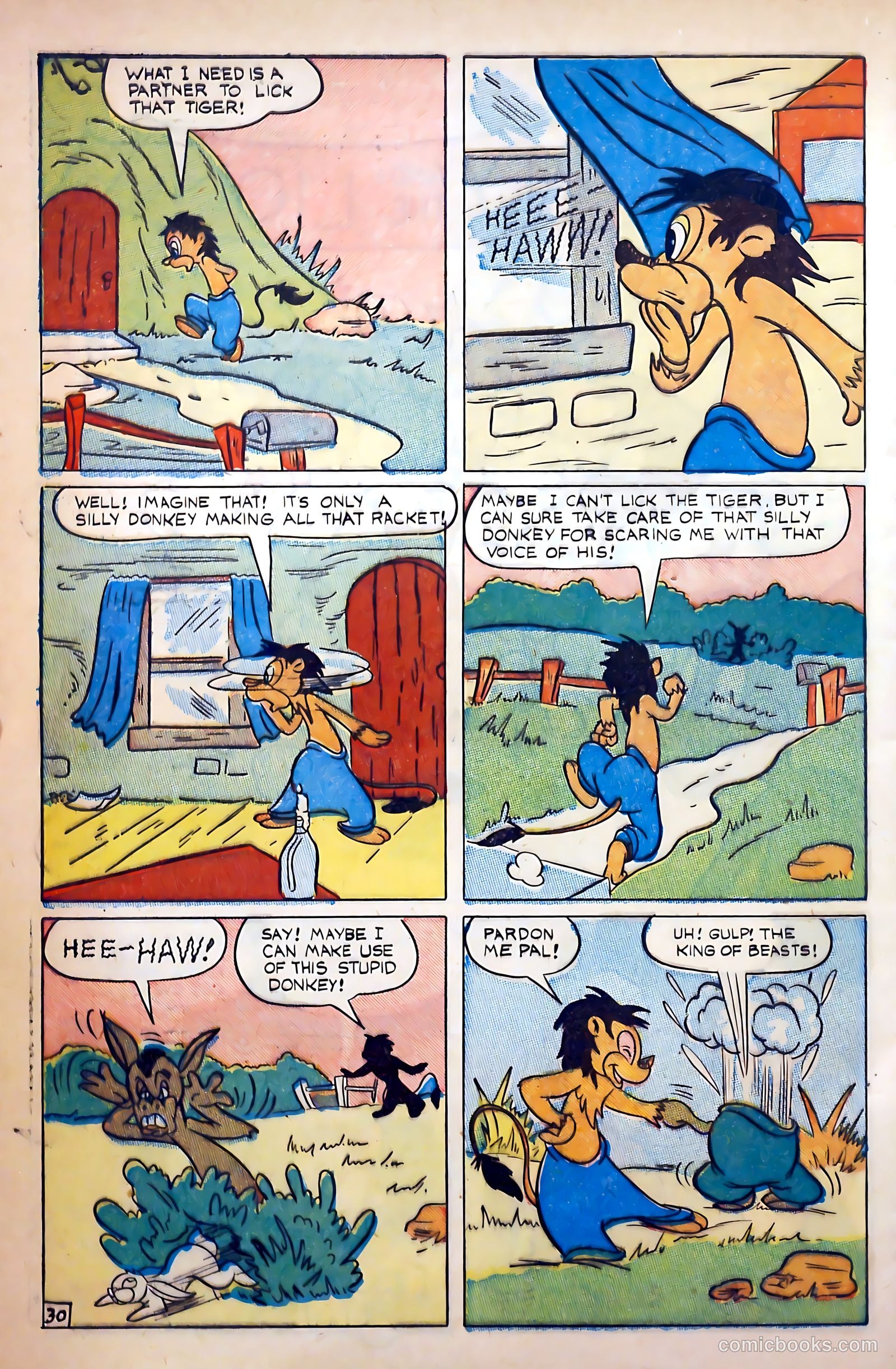 Monkeyshines Comics #7 (1946) — page 32 of 37