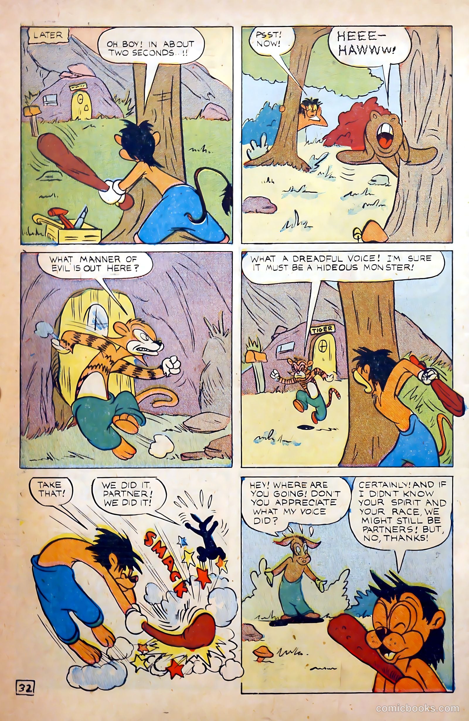 Monkeyshines Comics #7 (1946) — page 34 of 37