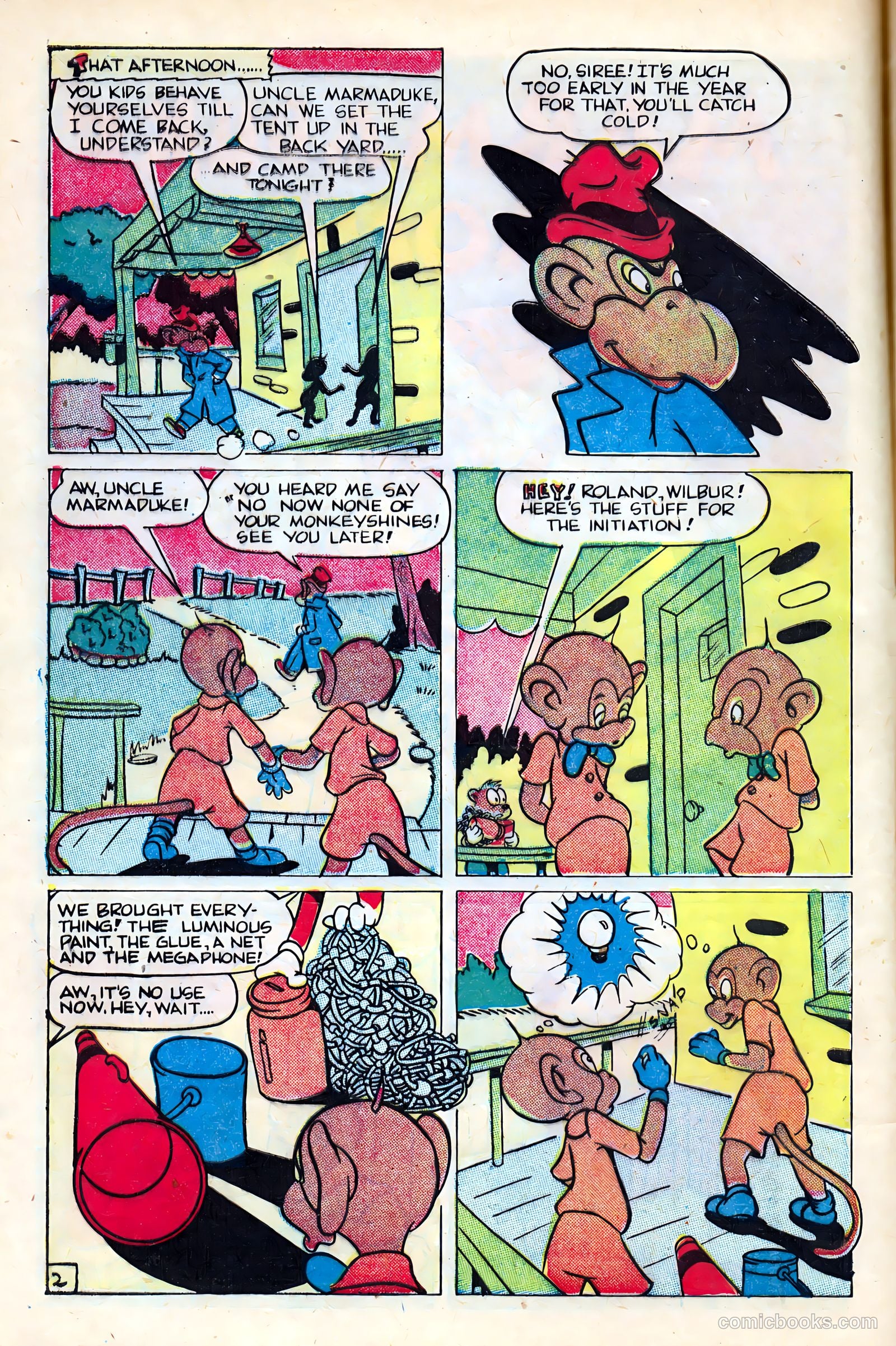 Monkeyshines Comics #8 (1946) — page 4 of 36