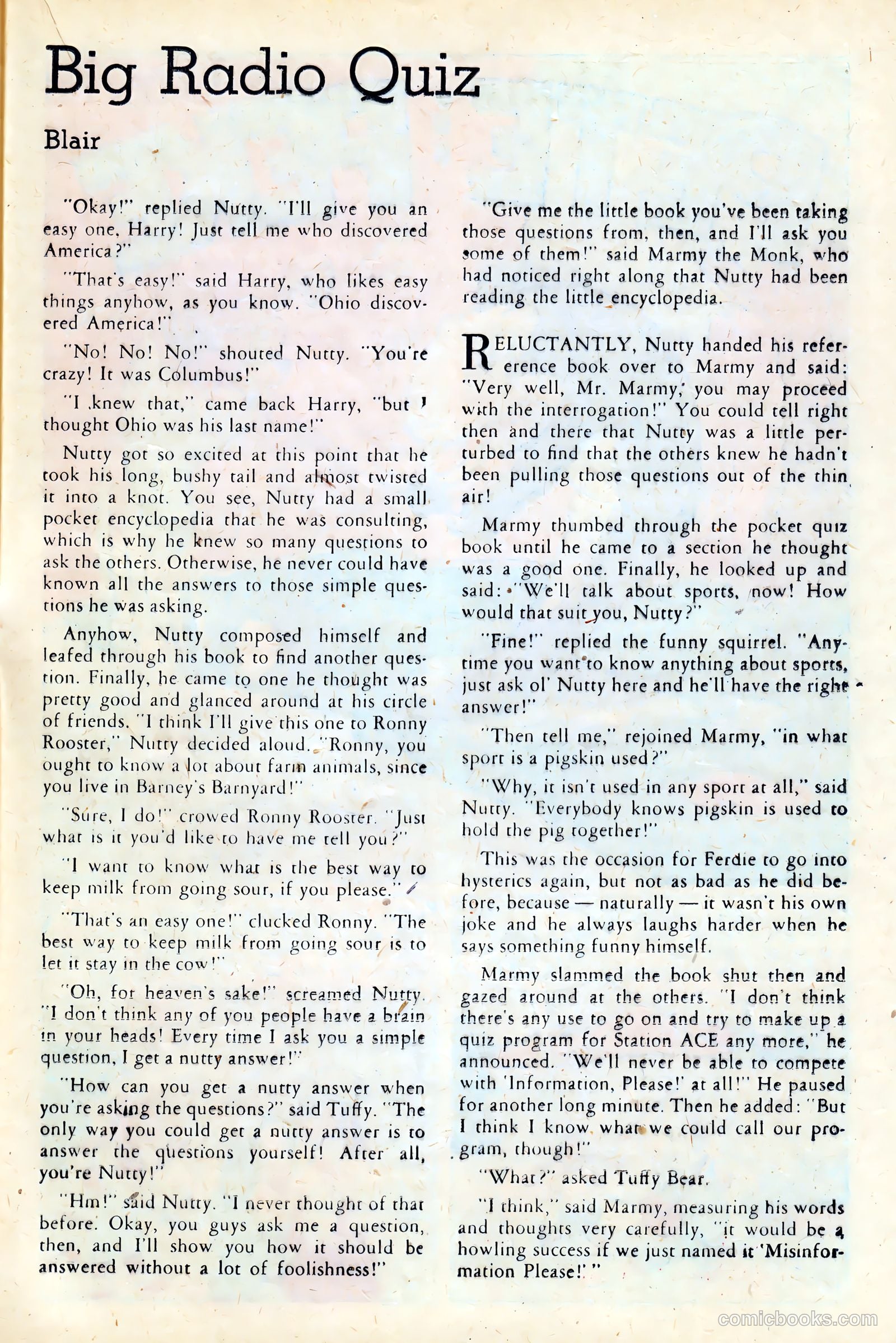 Monkeyshines Comics #8 (1946) — page 17 of 36