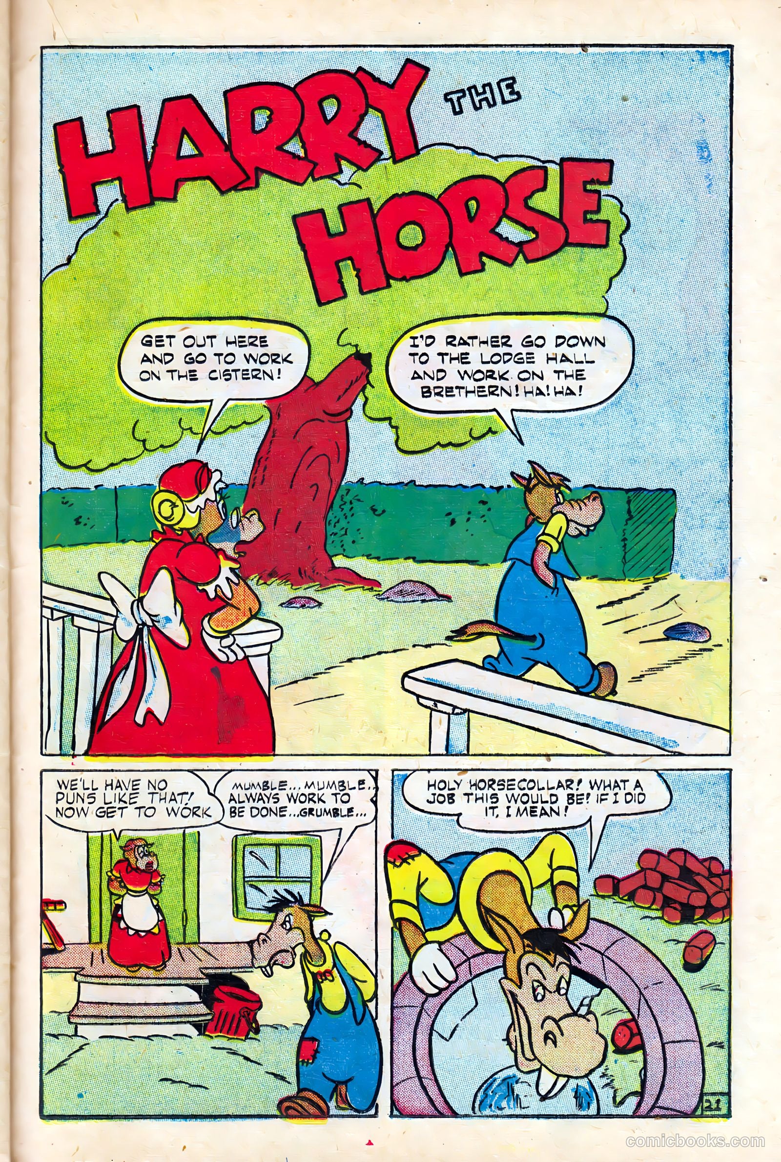 Monkeyshines Comics #8 (1946) — page 23 of 36