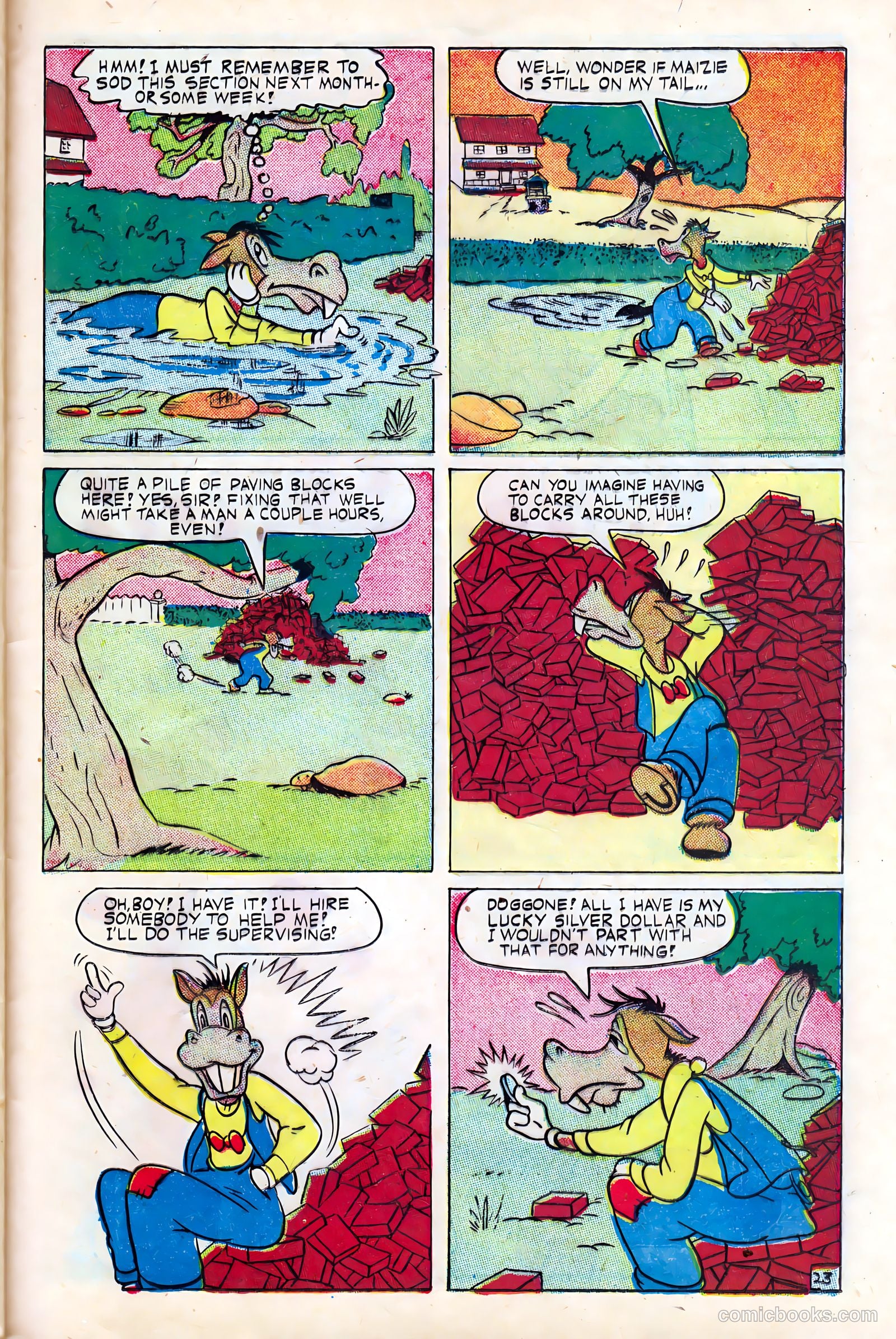 Monkeyshines Comics #8 (1946) — page 25 of 36