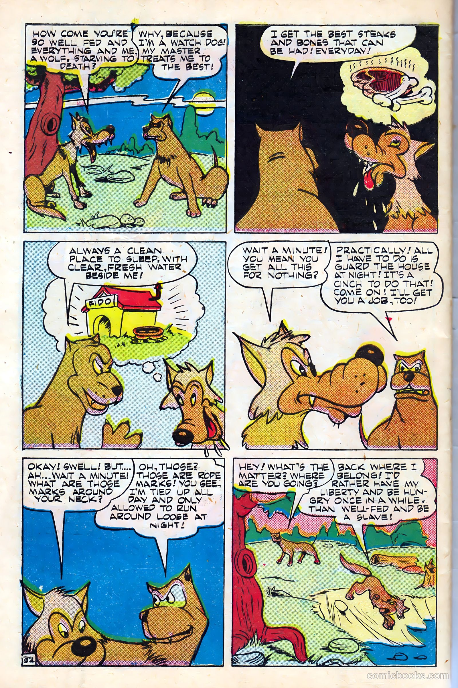 Monkeyshines Comics #8 (1946) — page 34 of 36
