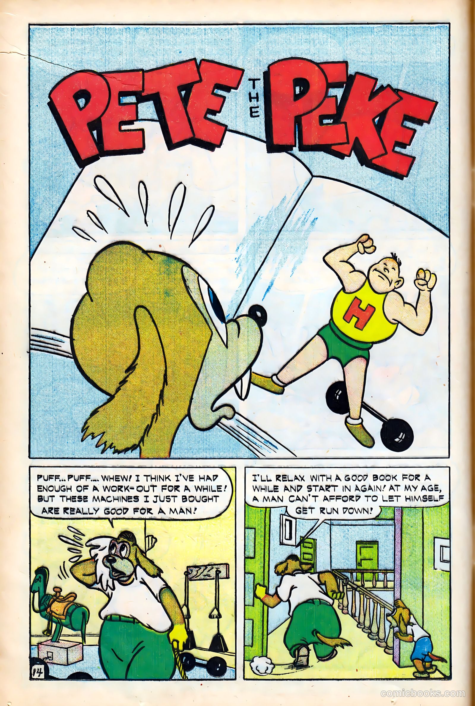 Monkeyshines Comics #9 (1946) — page 16 of 52