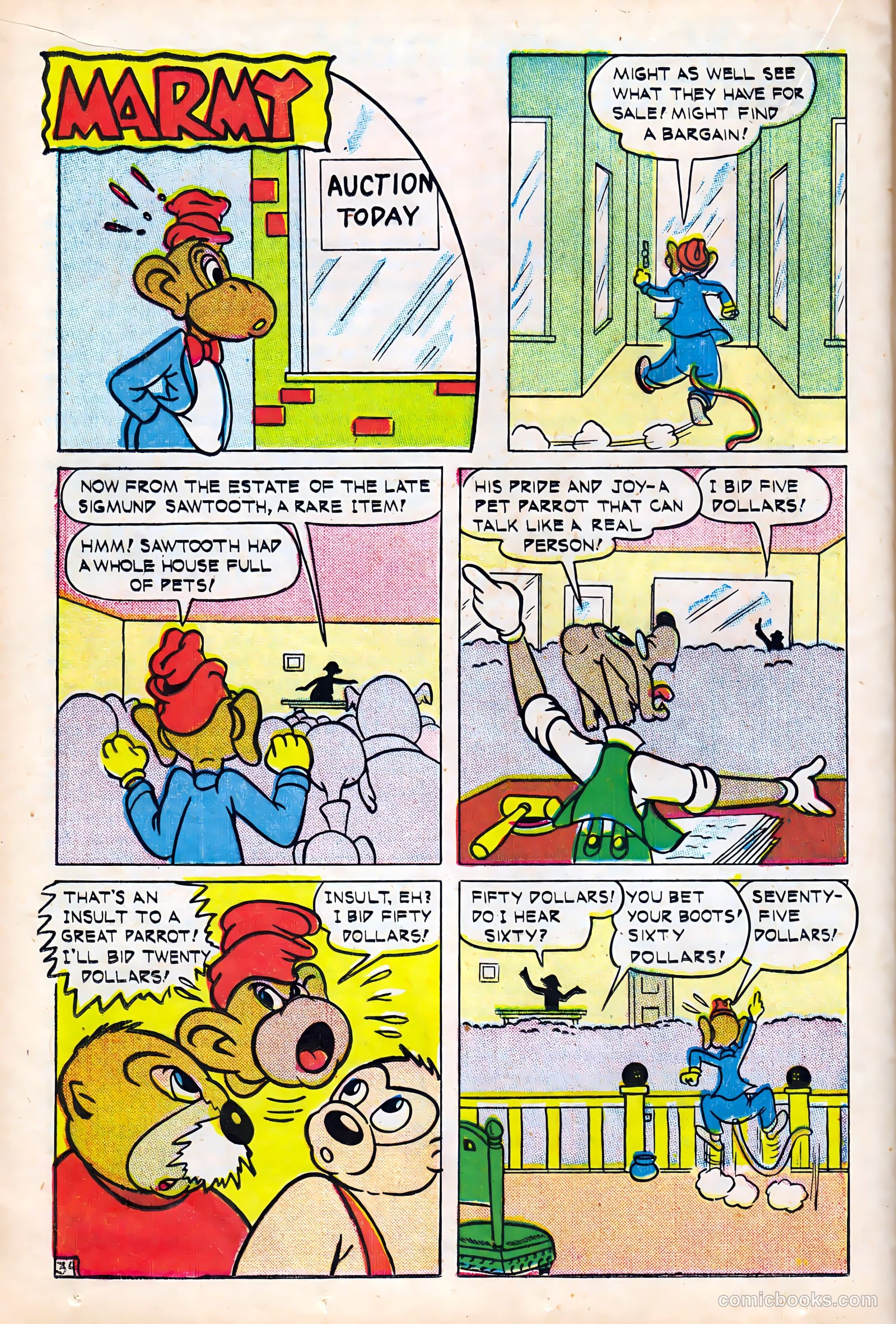 Monkeyshines Comics #9 (1946) — page 36 of 52