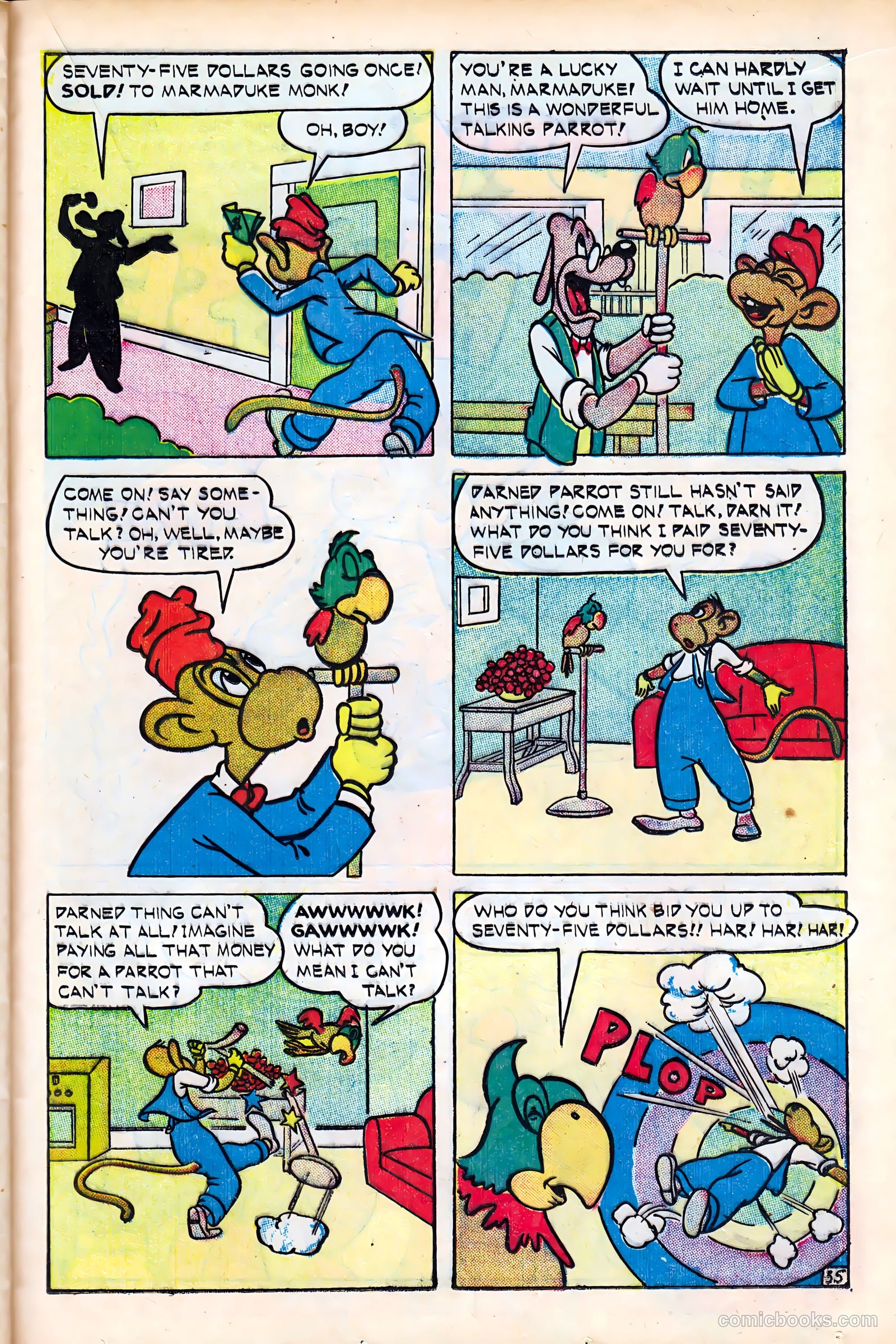 Monkeyshines Comics #9 (1946) — page 37 of 52