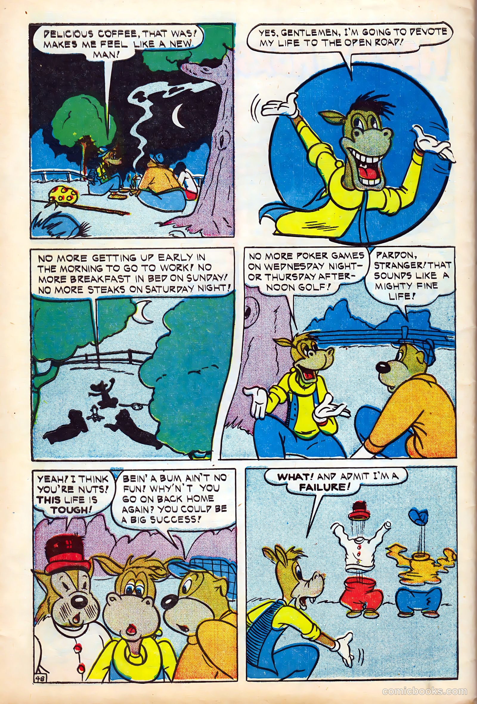 Monkeyshines Comics #9 (1946) — page 50 of 52