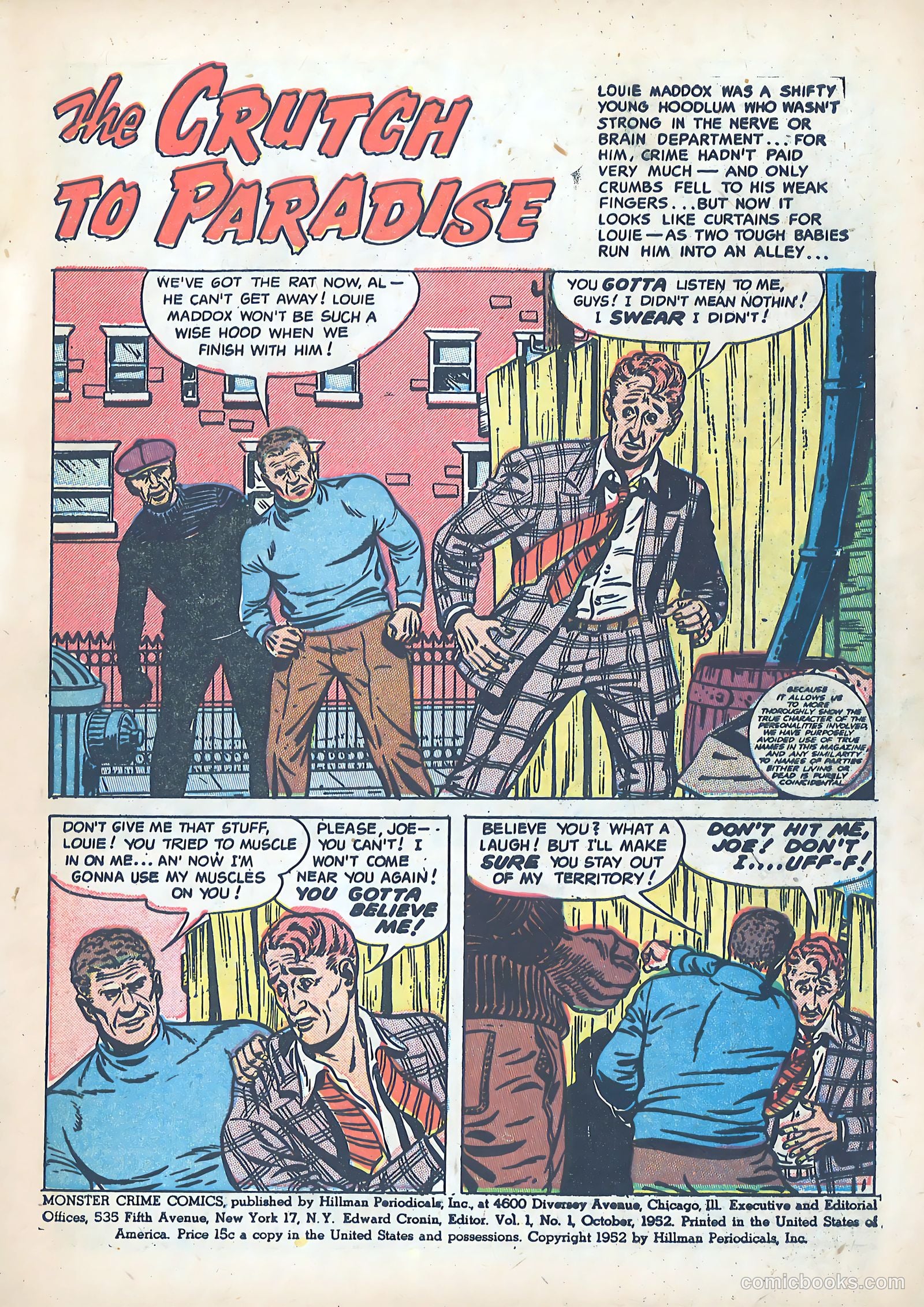 Monster Crime Comics #1 (1952) — page 3 of 52