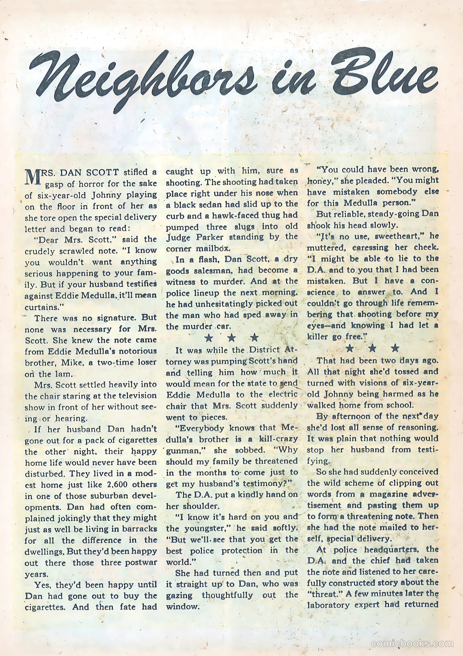Monster Crime Comics #1 (1952) — page 22 of 52