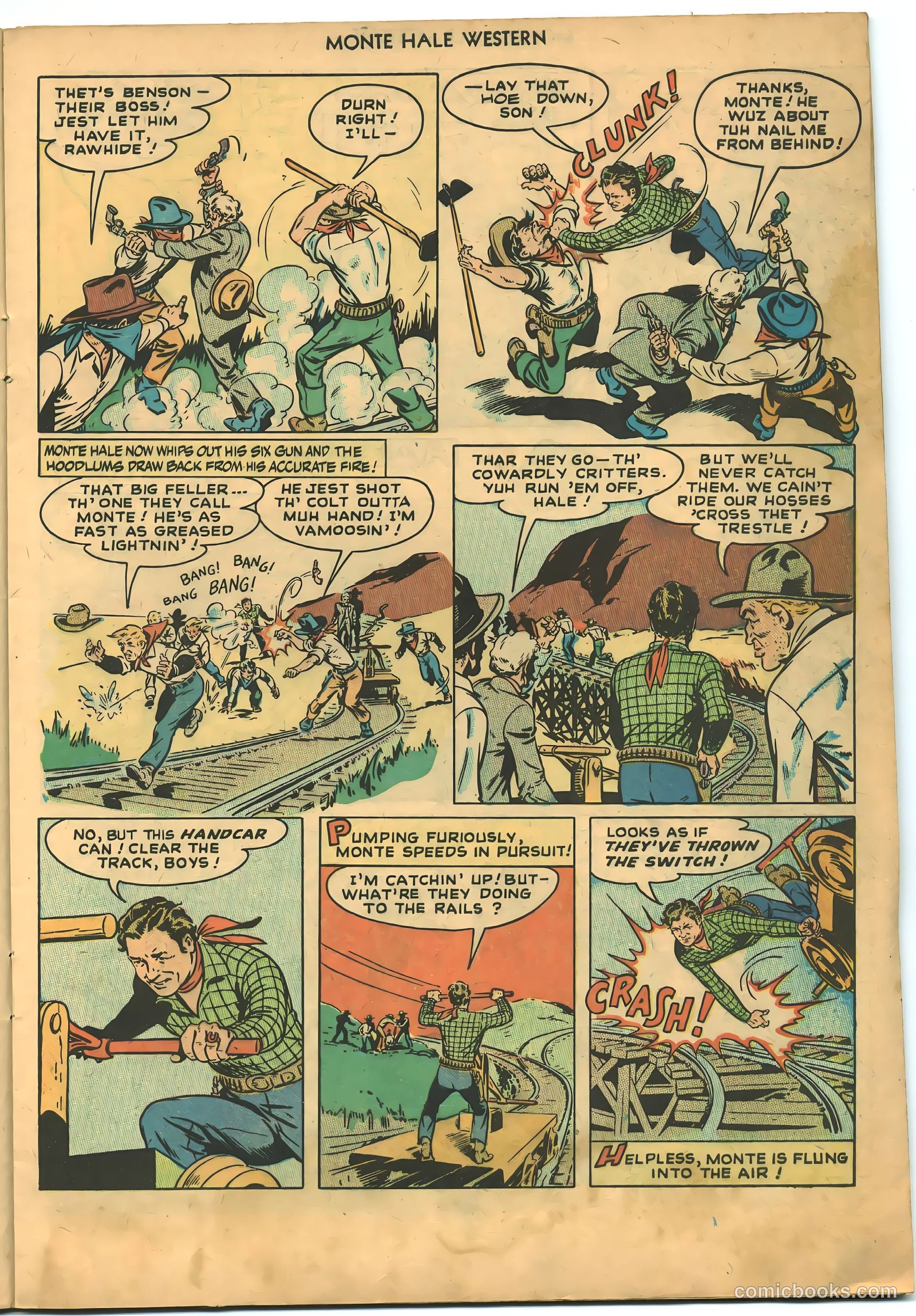 Monte Hale Western #29 (1948) — page 21 of 52