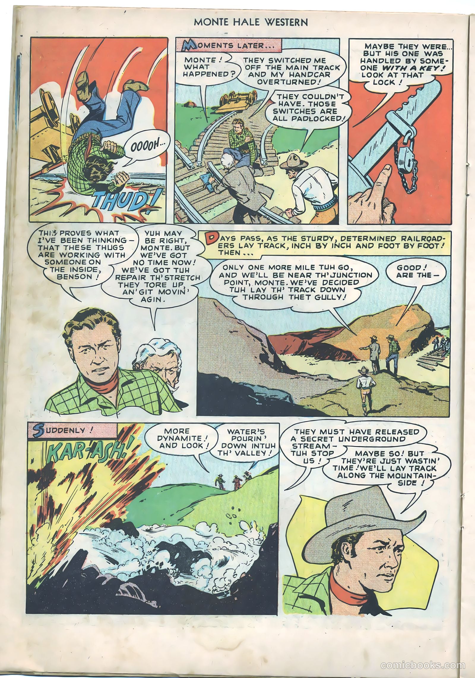 Monte Hale Western #29 (1948) — page 22 of 52