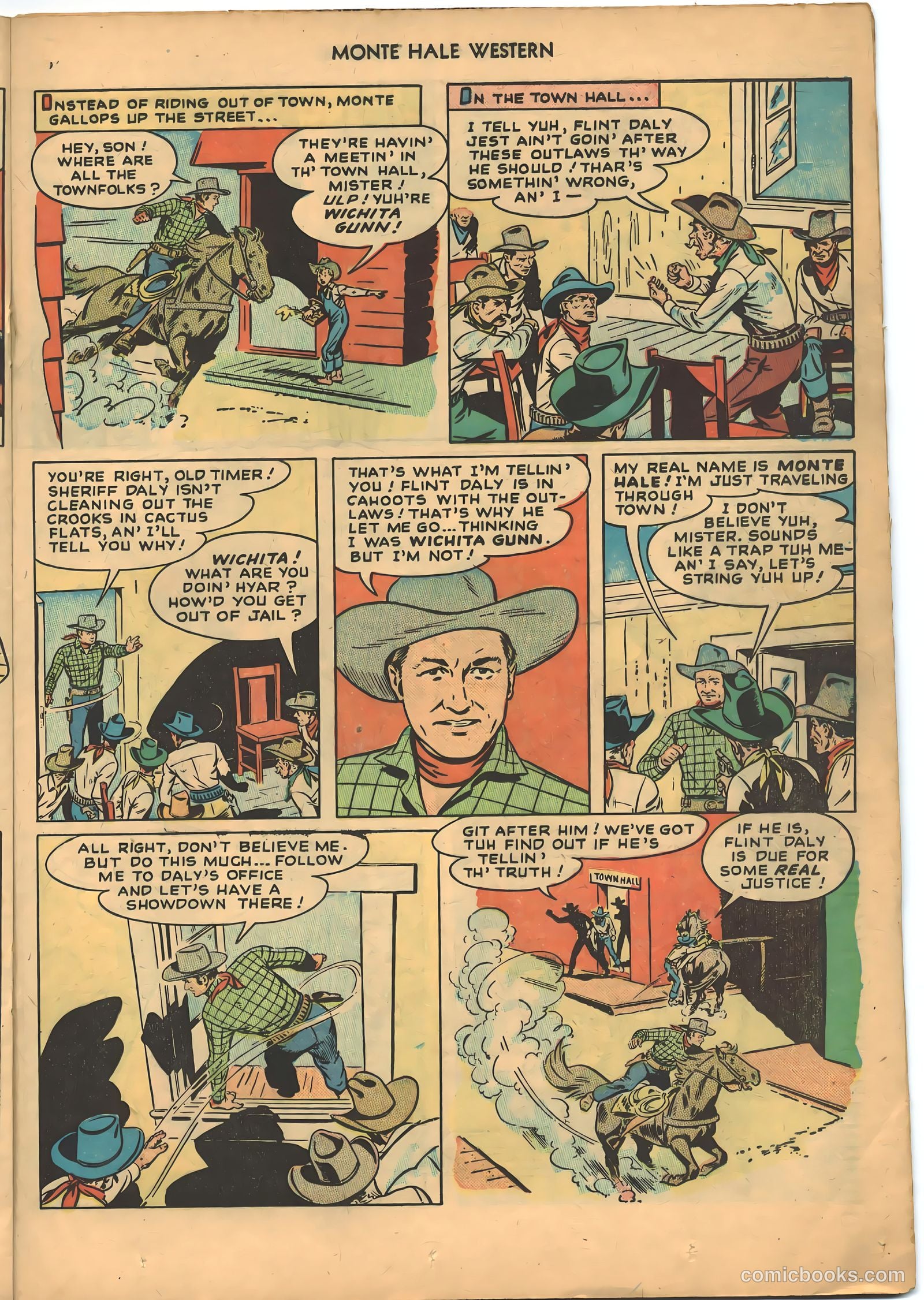 Monte Hale Western #29 (1948) — page 29 of 52