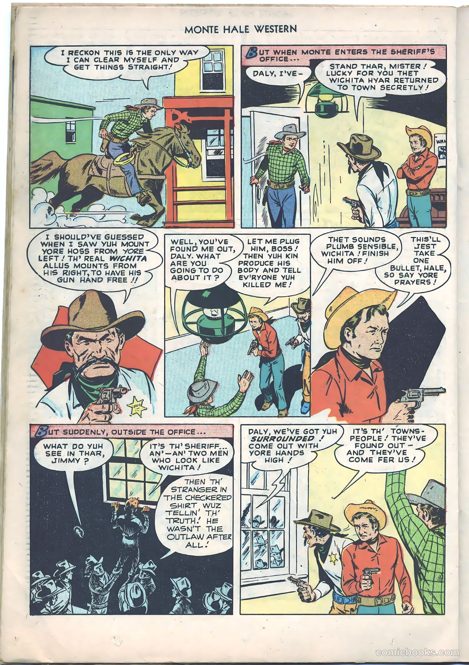 Monte Hale Western #29 (1948) — page 30 of 52