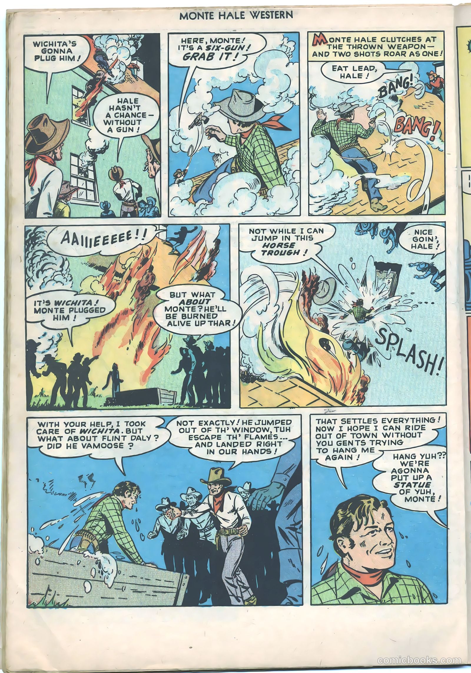 Monte Hale Western #29 (1948) — page 32 of 52