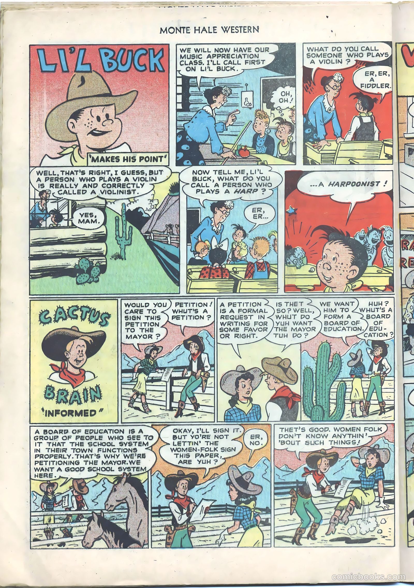 Monte Hale Western #29 (1948) — page 36 of 52