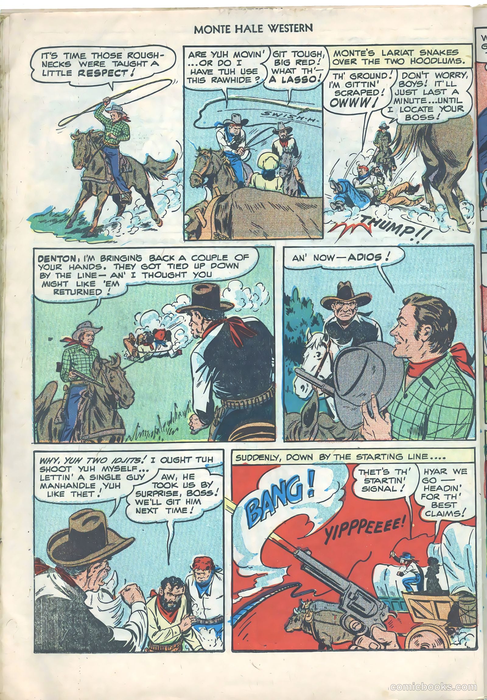 Monte Hale Western #29 (1948) — page 46 of 52