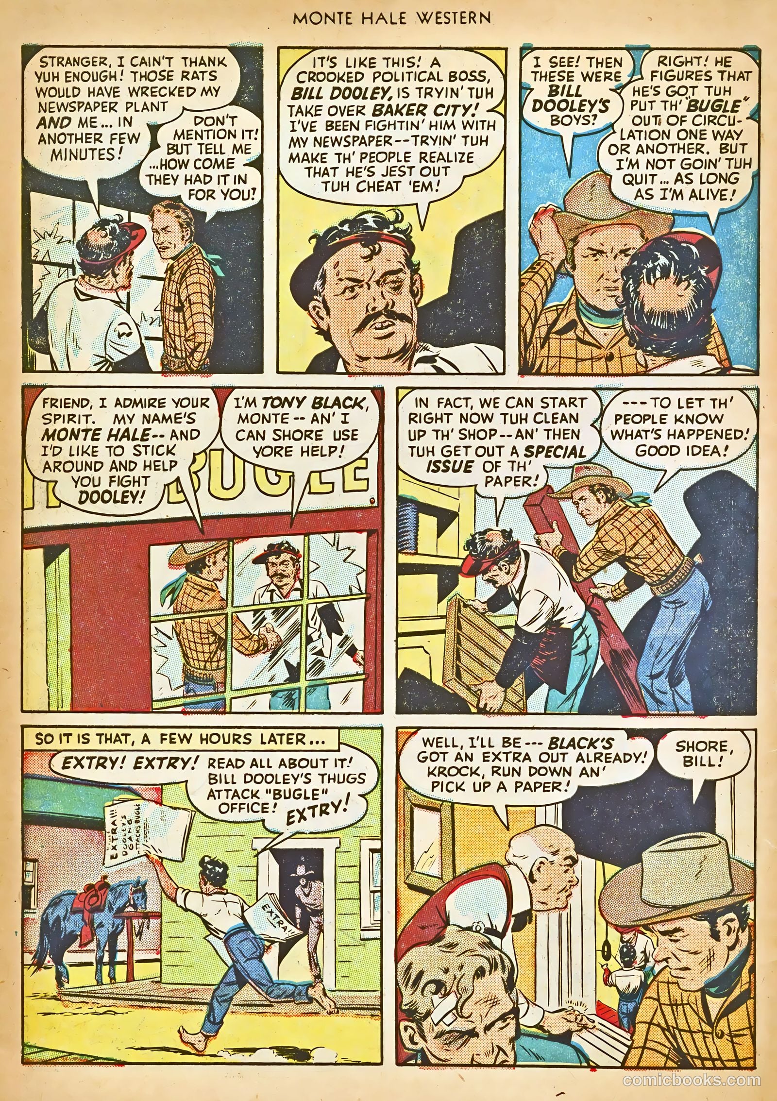 Monte Hale Western #30 (1948) — page 6 of 52