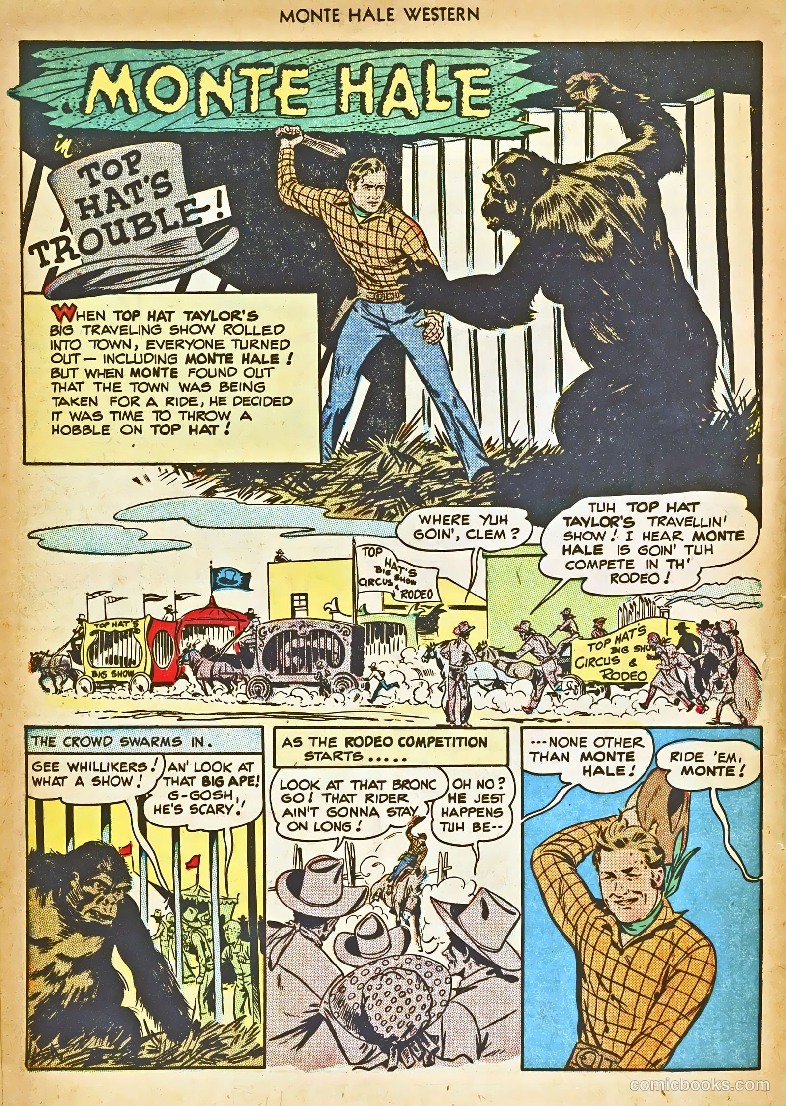 Monte Hale Western #30 (1948) — page 16 of 52