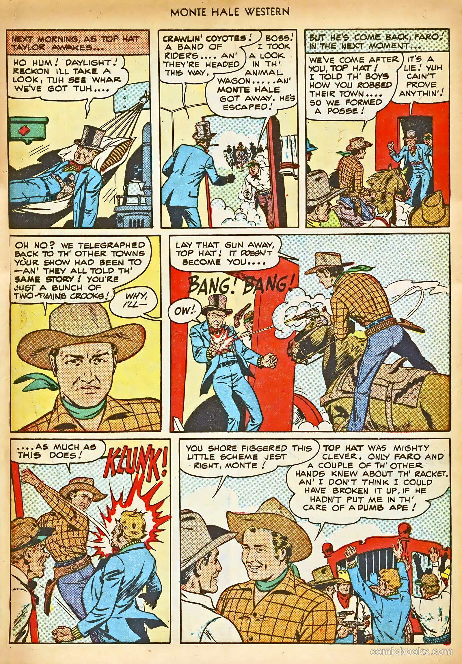 Monte Hale Western #30 (1948) — page 22 of 52