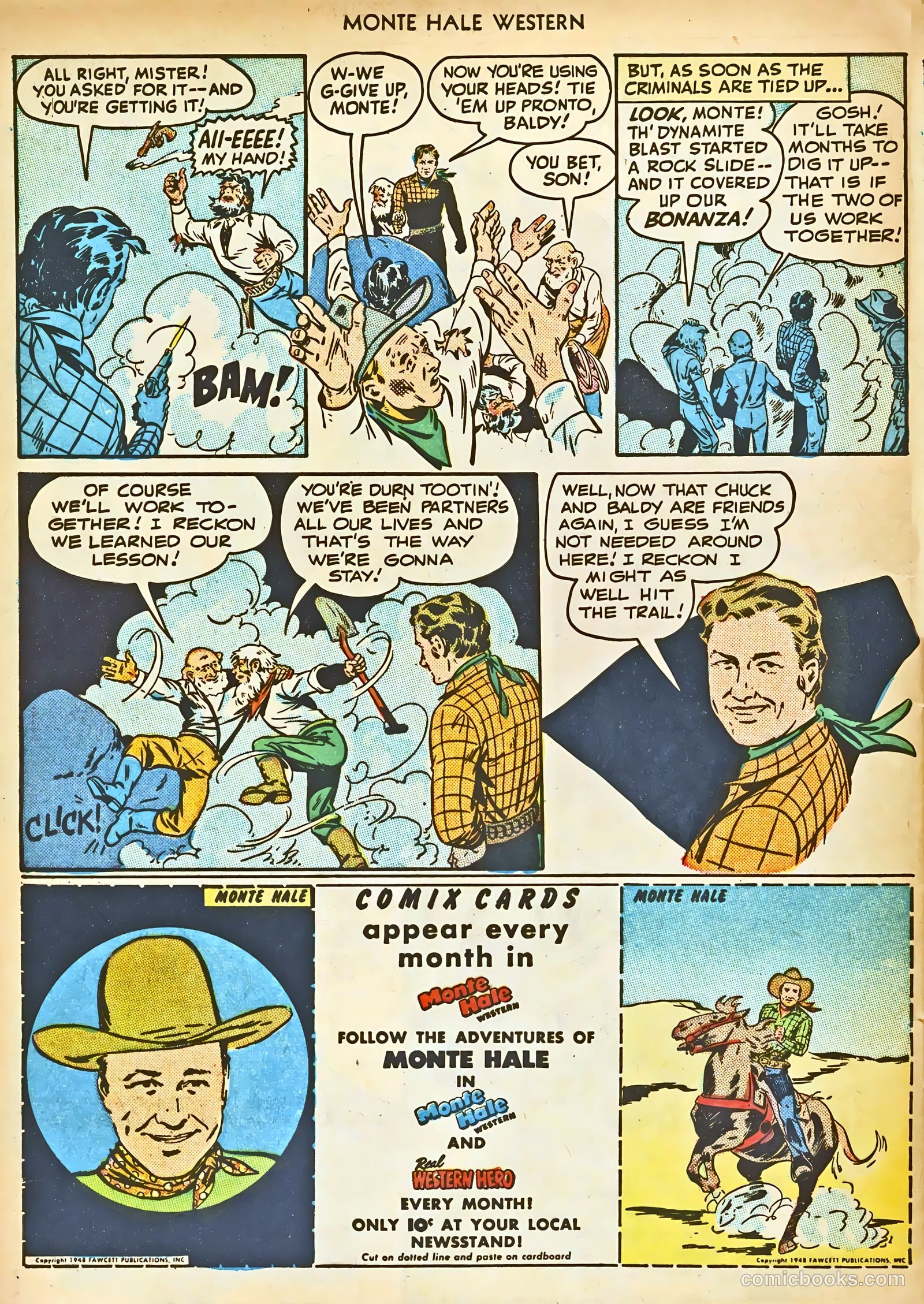 Monte Hale Western #30 (1948) — page 32 of 52