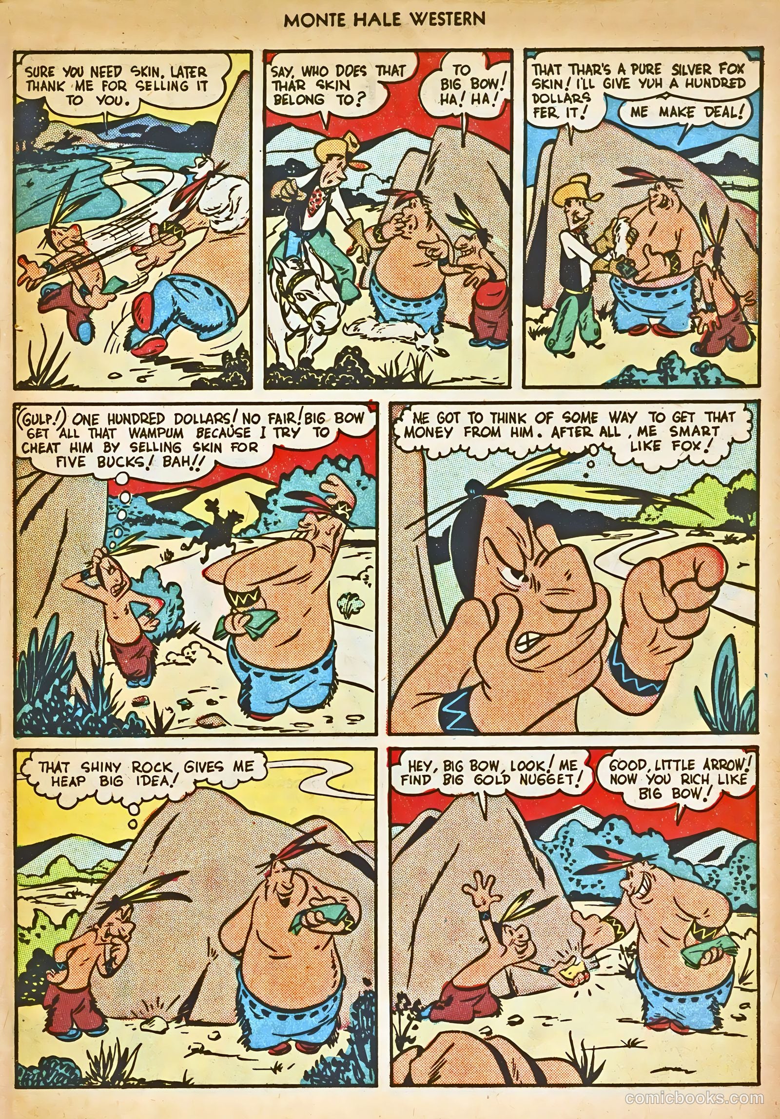 Monte Hale Western #30 (1948) — page 37 of 52
