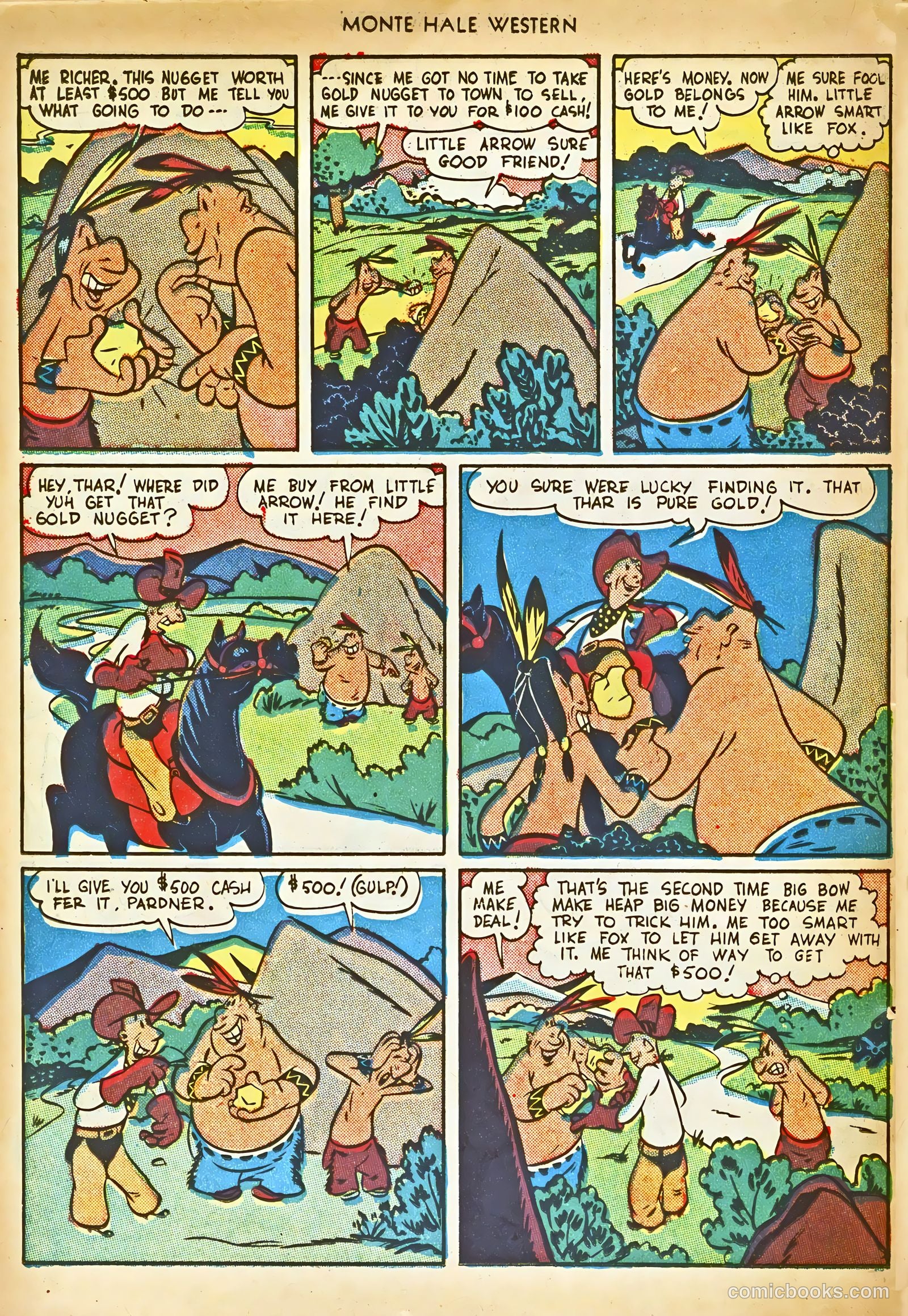 Monte Hale Western #30 (1948) — page 38 of 52