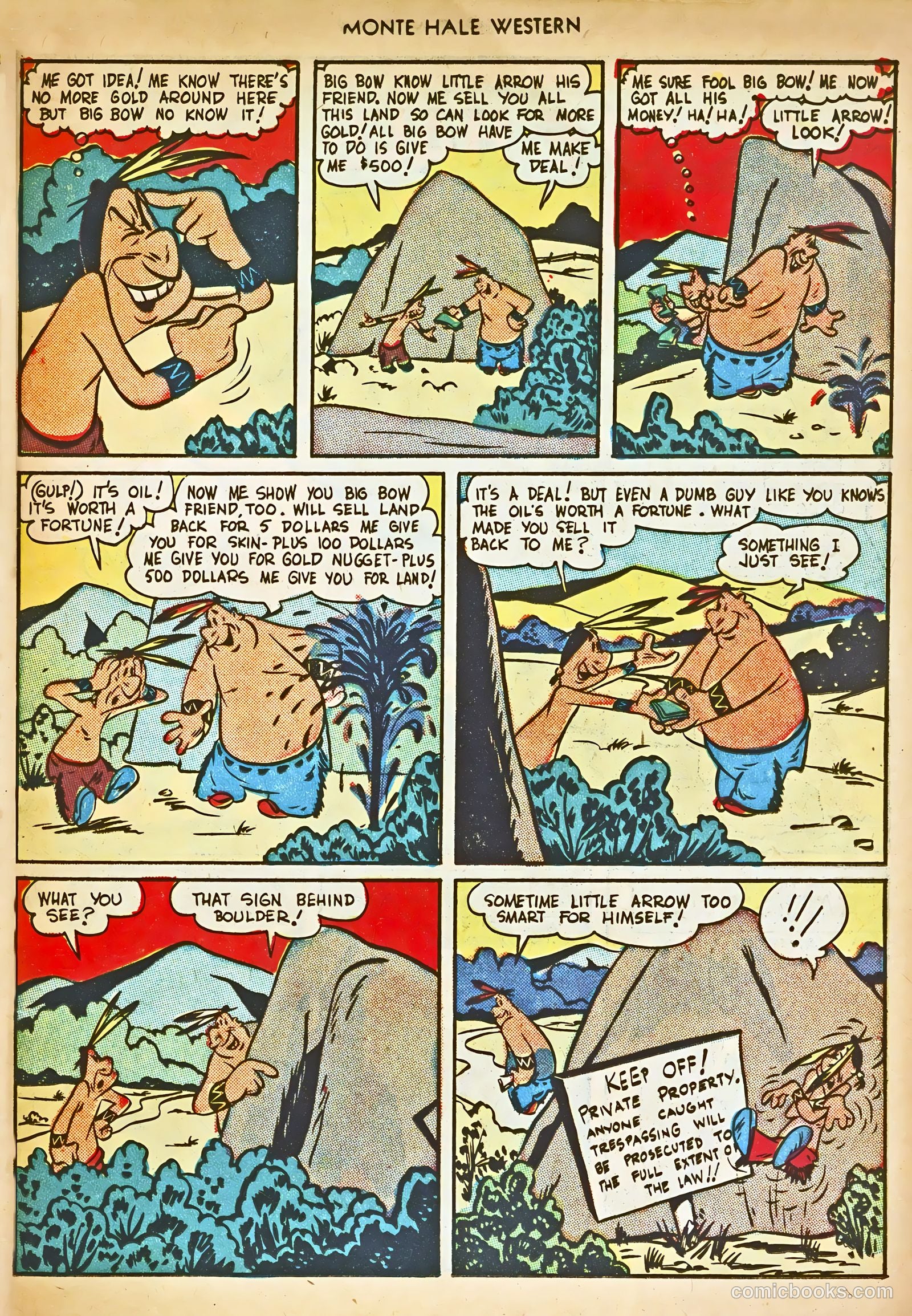 Monte Hale Western #30 (1948) — page 39 of 52