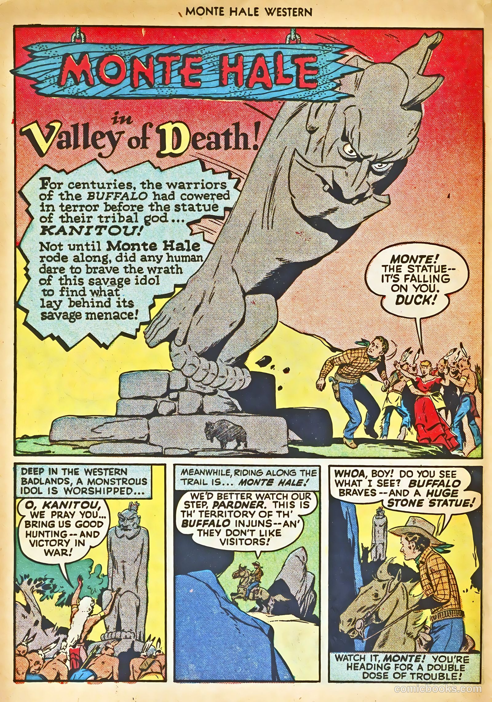 Monte Hale Western #30 (1948) — page 40 of 52