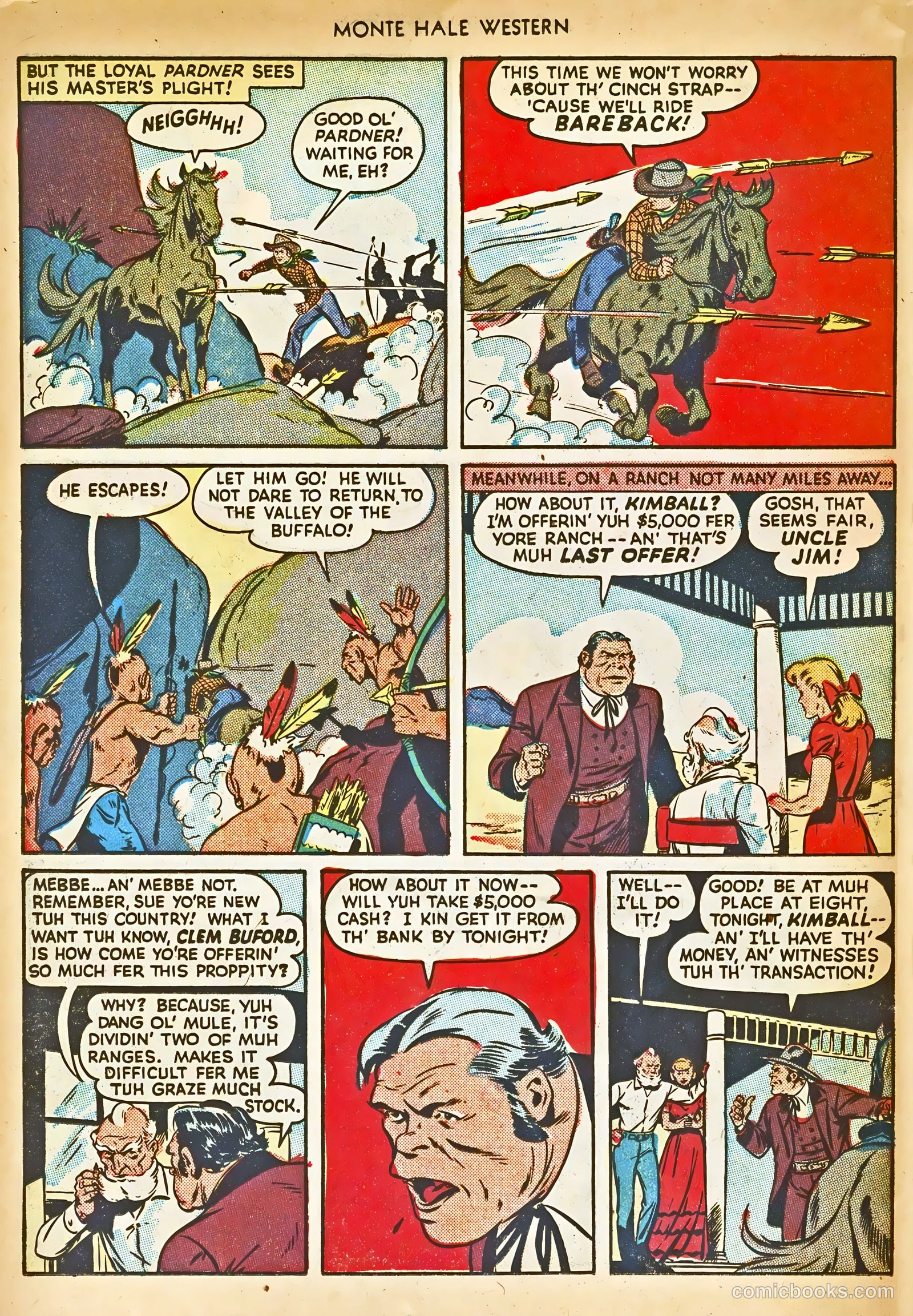 Monte Hale Western #30 (1948) — page 42 of 52
