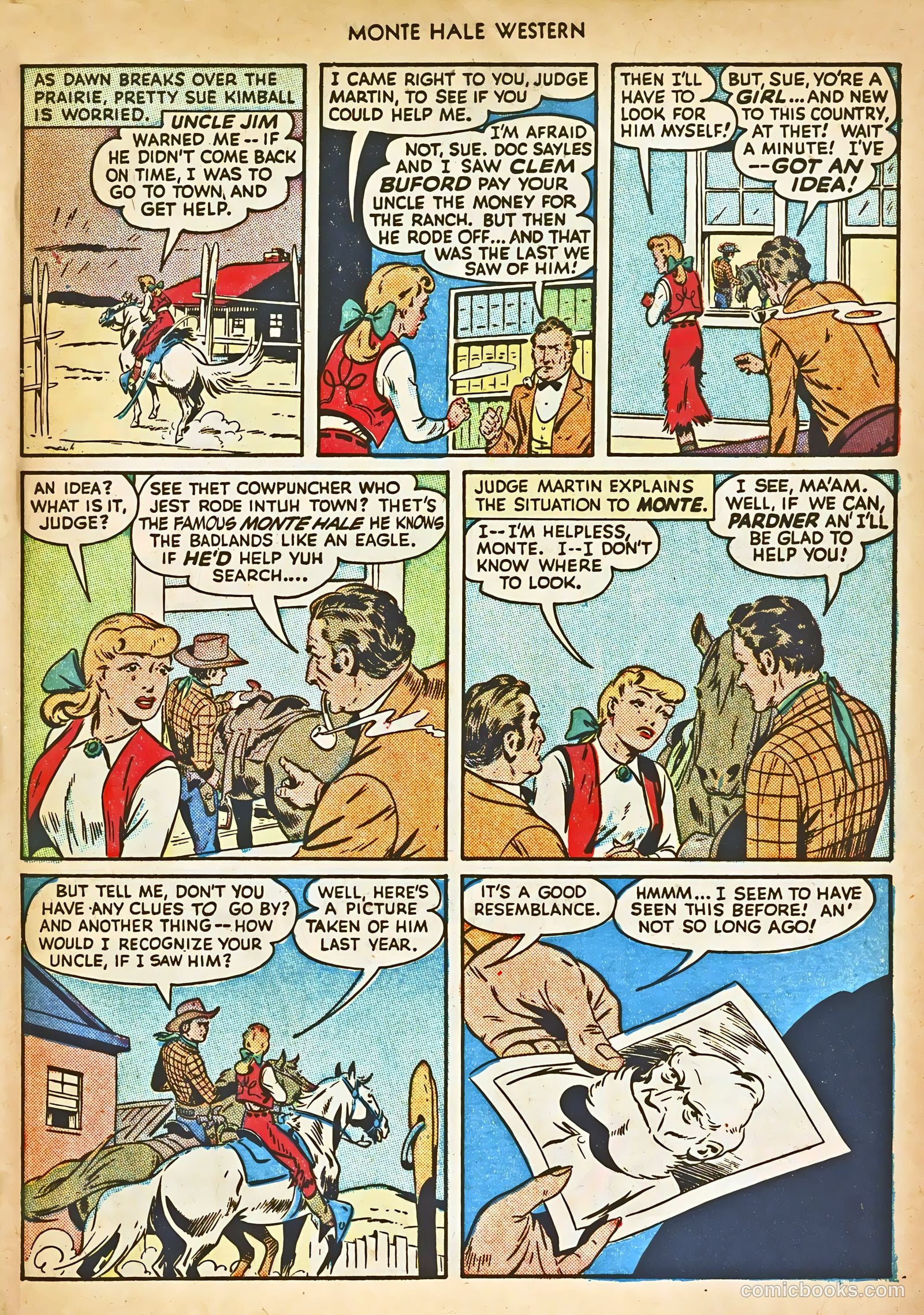 Monte Hale Western #30 (1948) — page 45 of 52